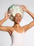 Alternative Image Kitsch Adjustable Oversized Satin Bonnet Aura