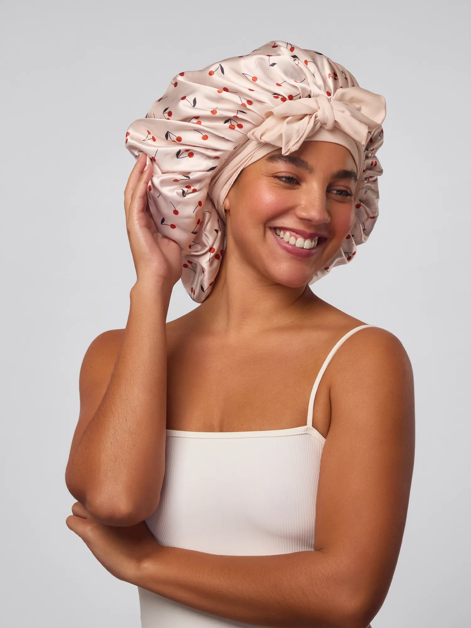 Adjustable Oversized Satin Bonnet