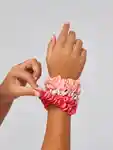 Alternative Image Kitsch Ruched Satin Scrunchies Cherry