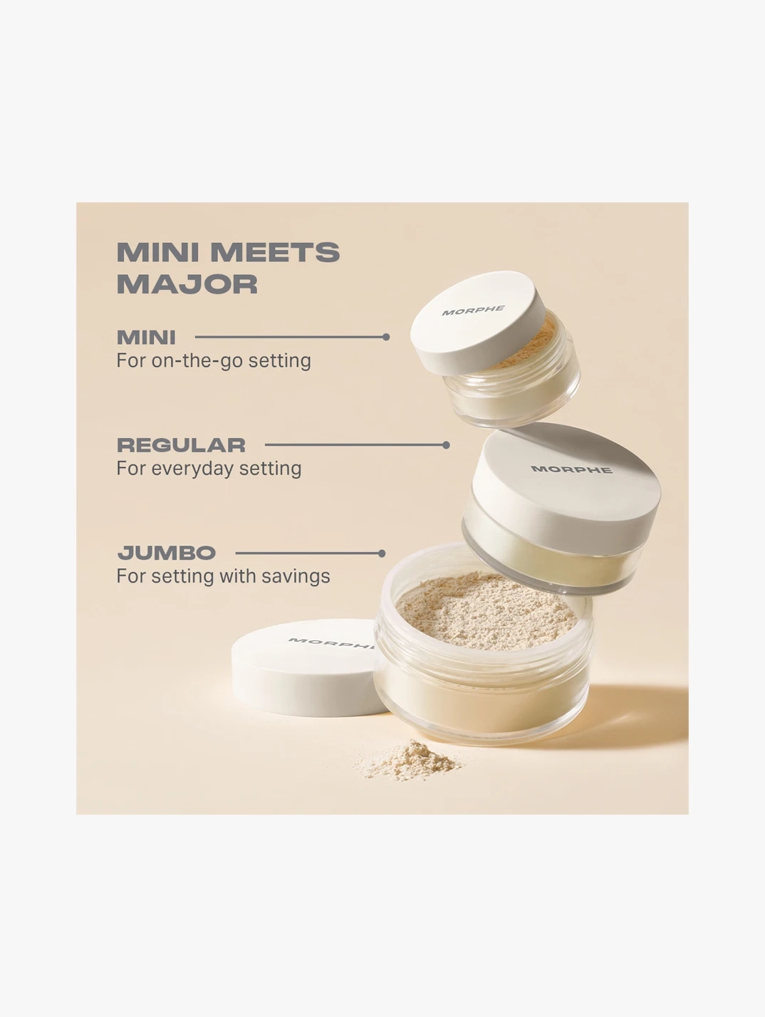 Alternative Image Morphe Jumbo Bake& Set Setting Powder