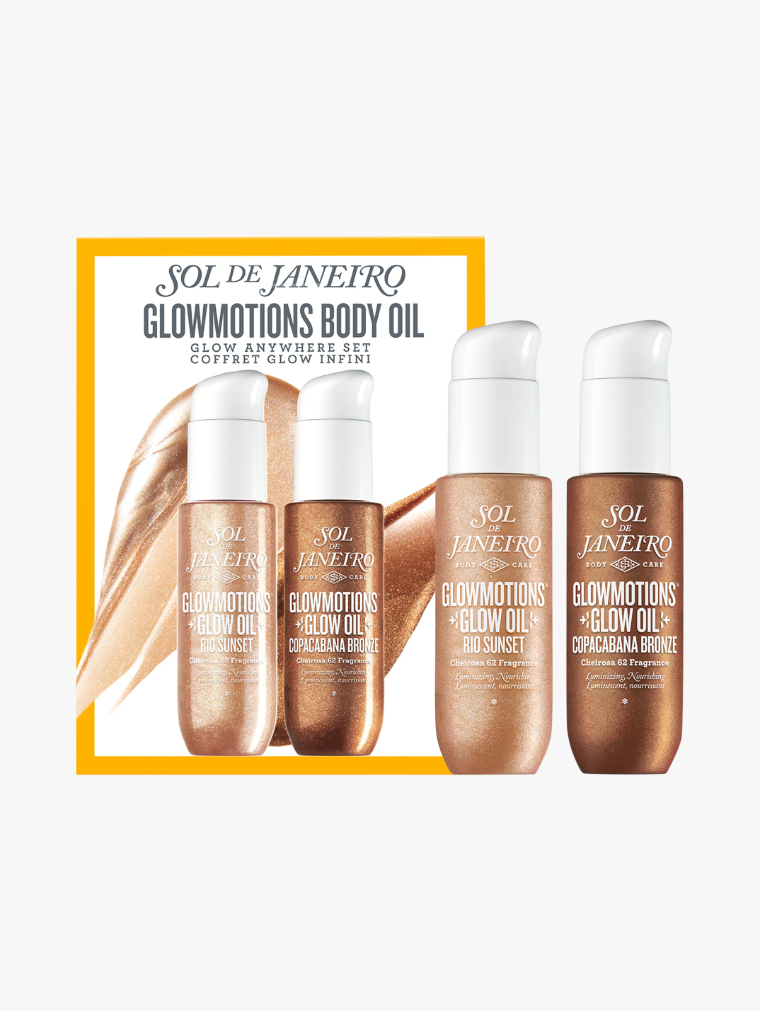 GlowMotions Glow Anywhere Body Oil Set