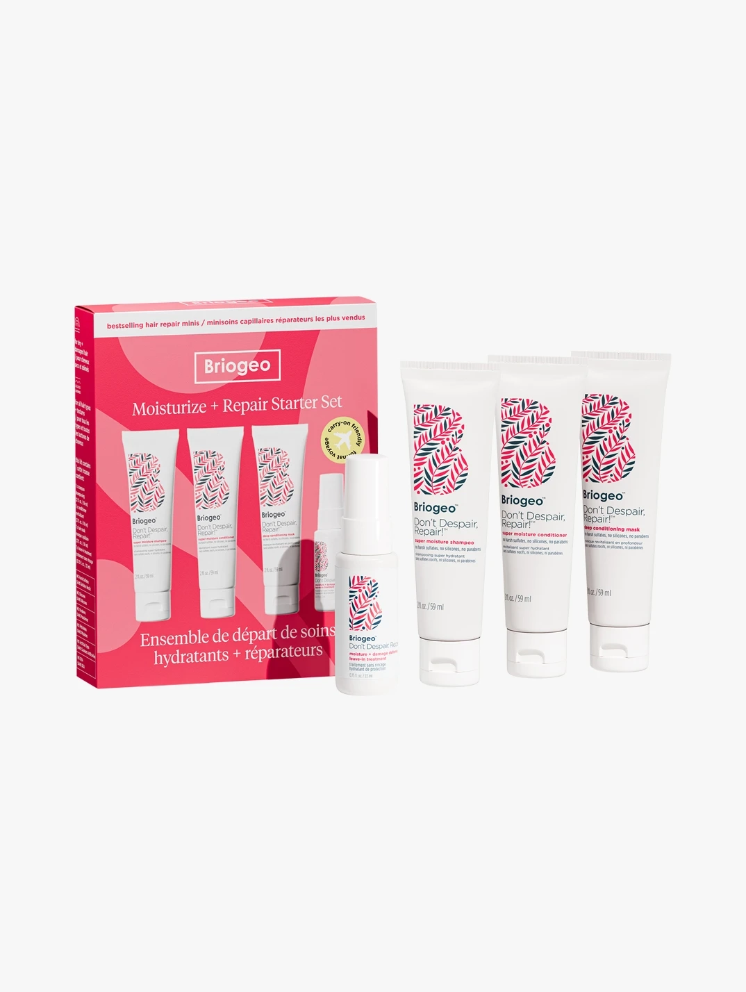 Hero Briogeo Dont Despair Repair Travel Minis Kit