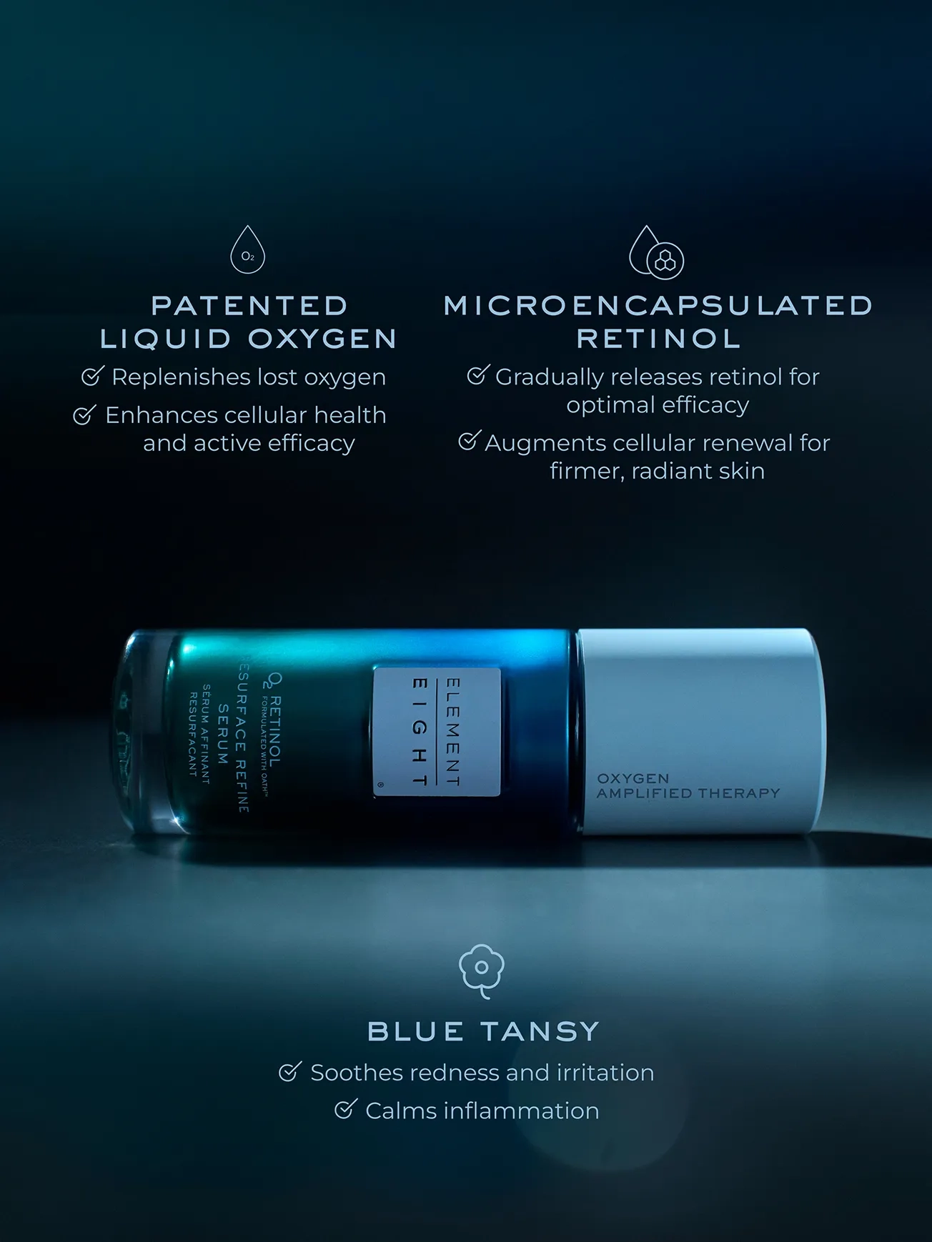 Alternative Image ELEMENTEIGHT O2 Retinol Resurface Refine Serum