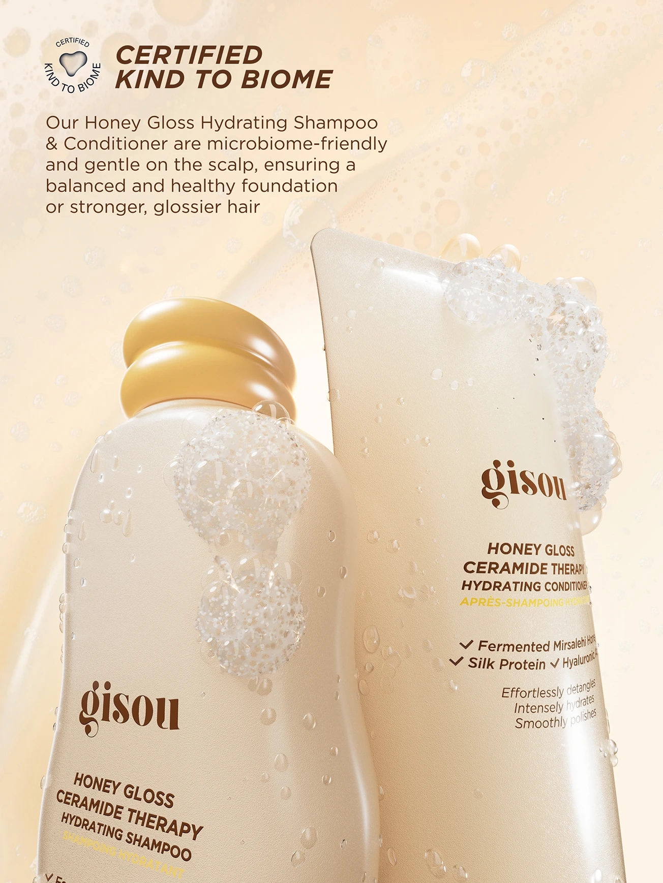 Alternative Image Gisou Honey Gloss Ceramide Therapy Shampoo