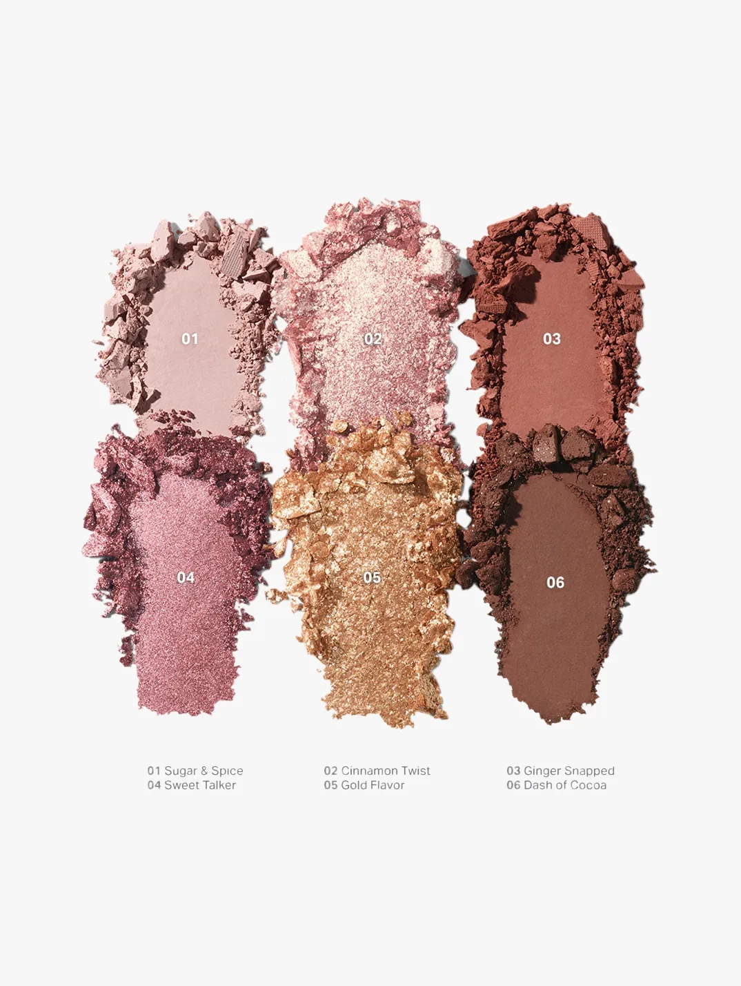 Swatch Morphe Outer Spice Eyeshadow Palette