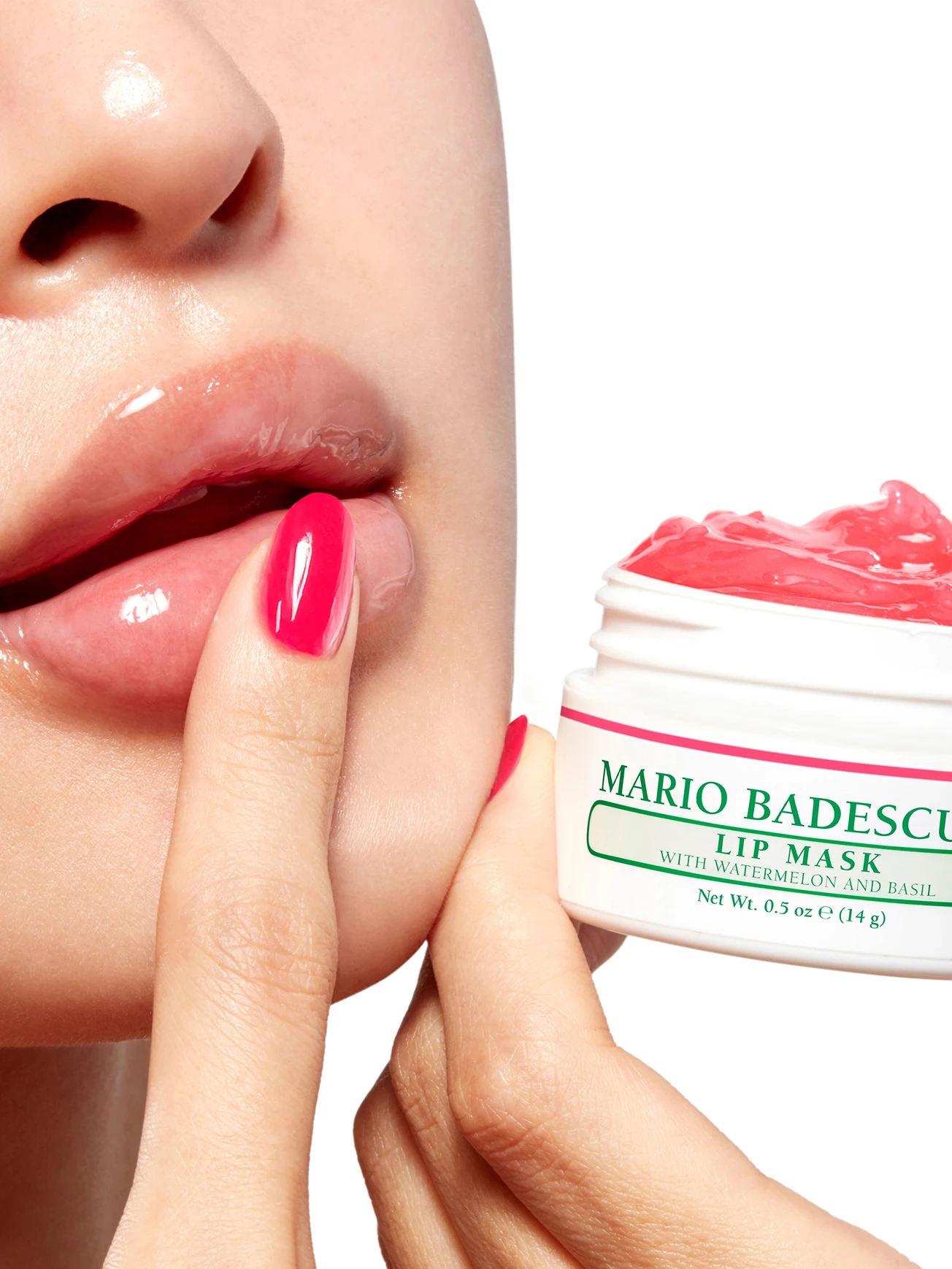 Alternative Image MARIOBADESCU Lip Maskwith Watermelonand Basil