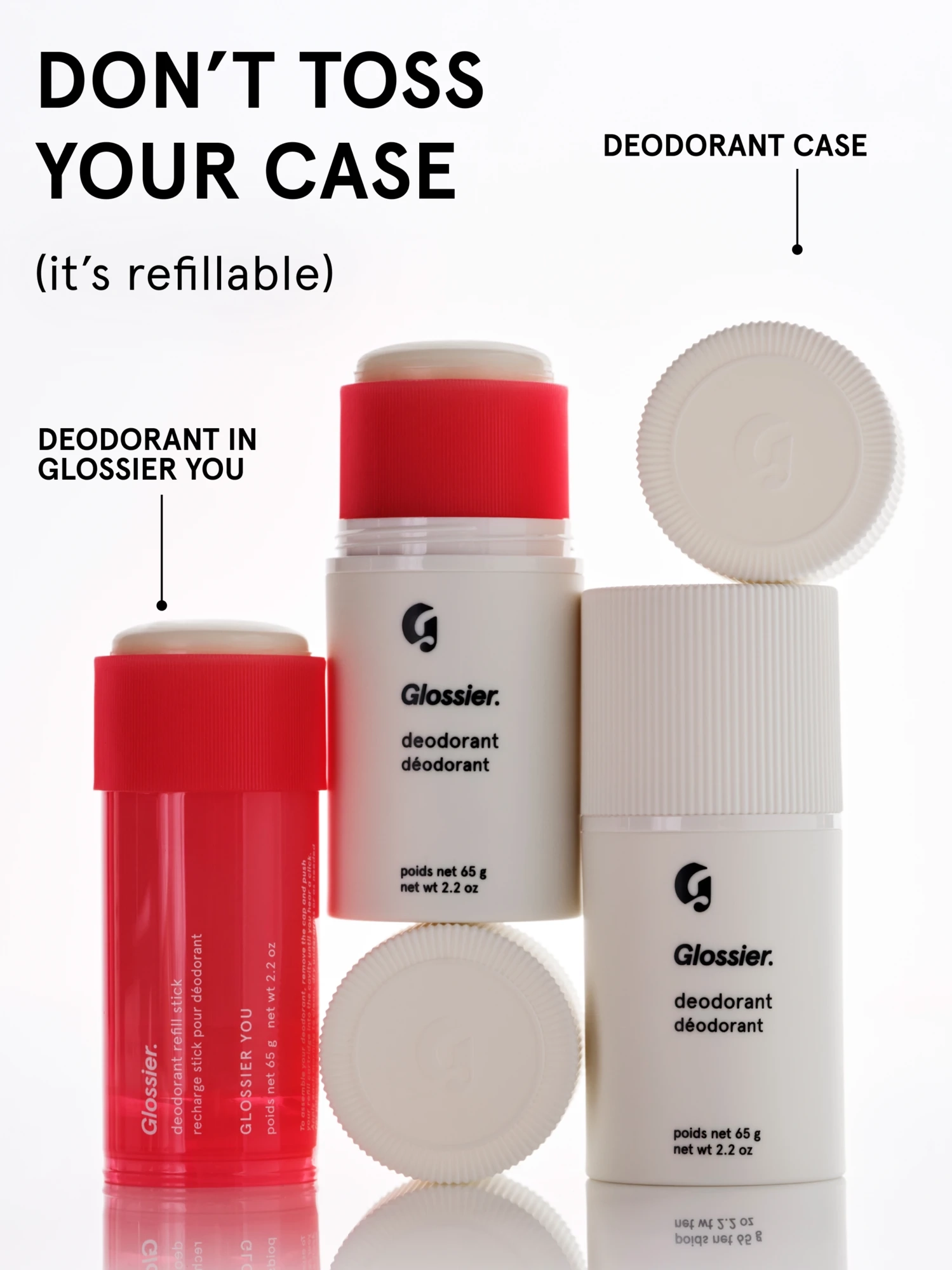 Alternative Image Glossier Sandstone Deodorant Refill Stick