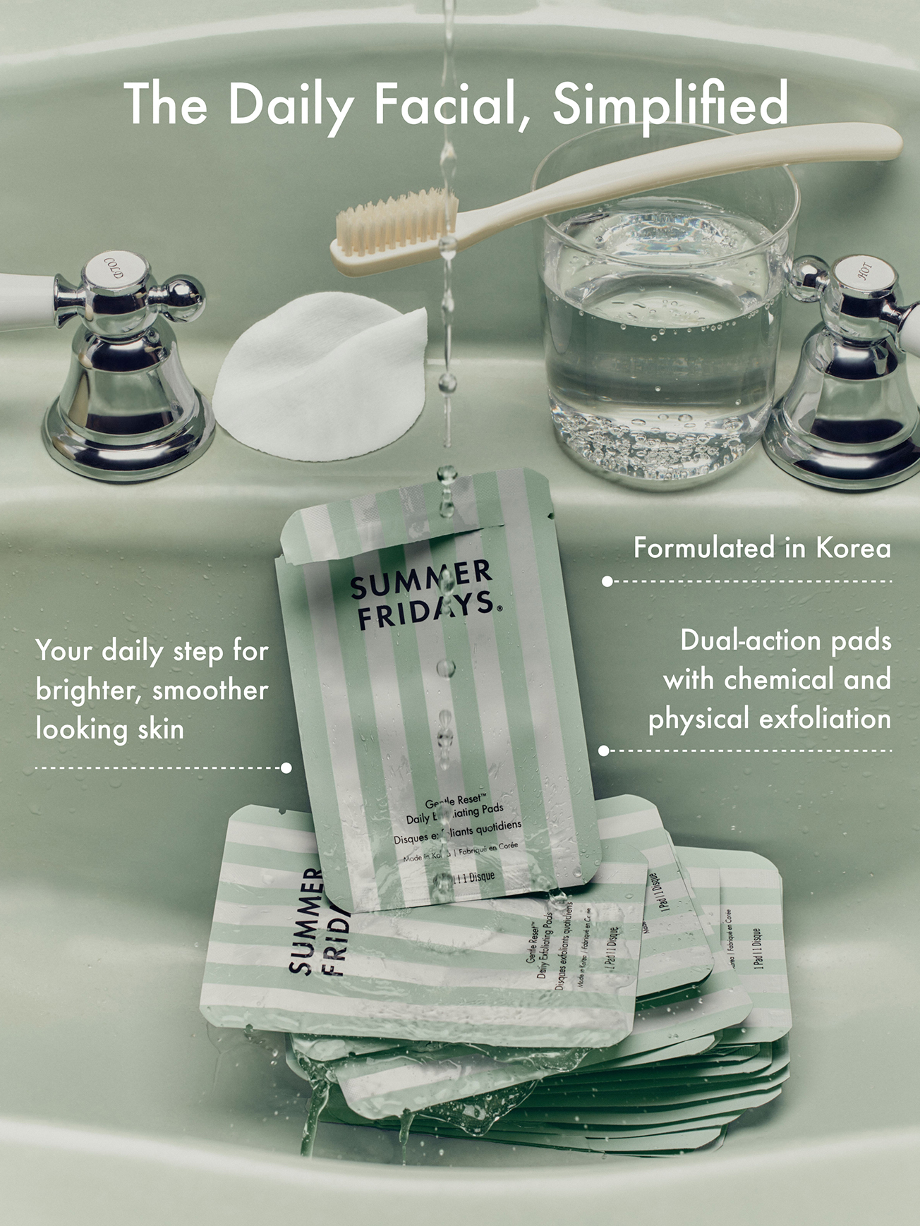 Summer Fridays Gentle Reset™ Daily Exfoliating Pads | MECCA