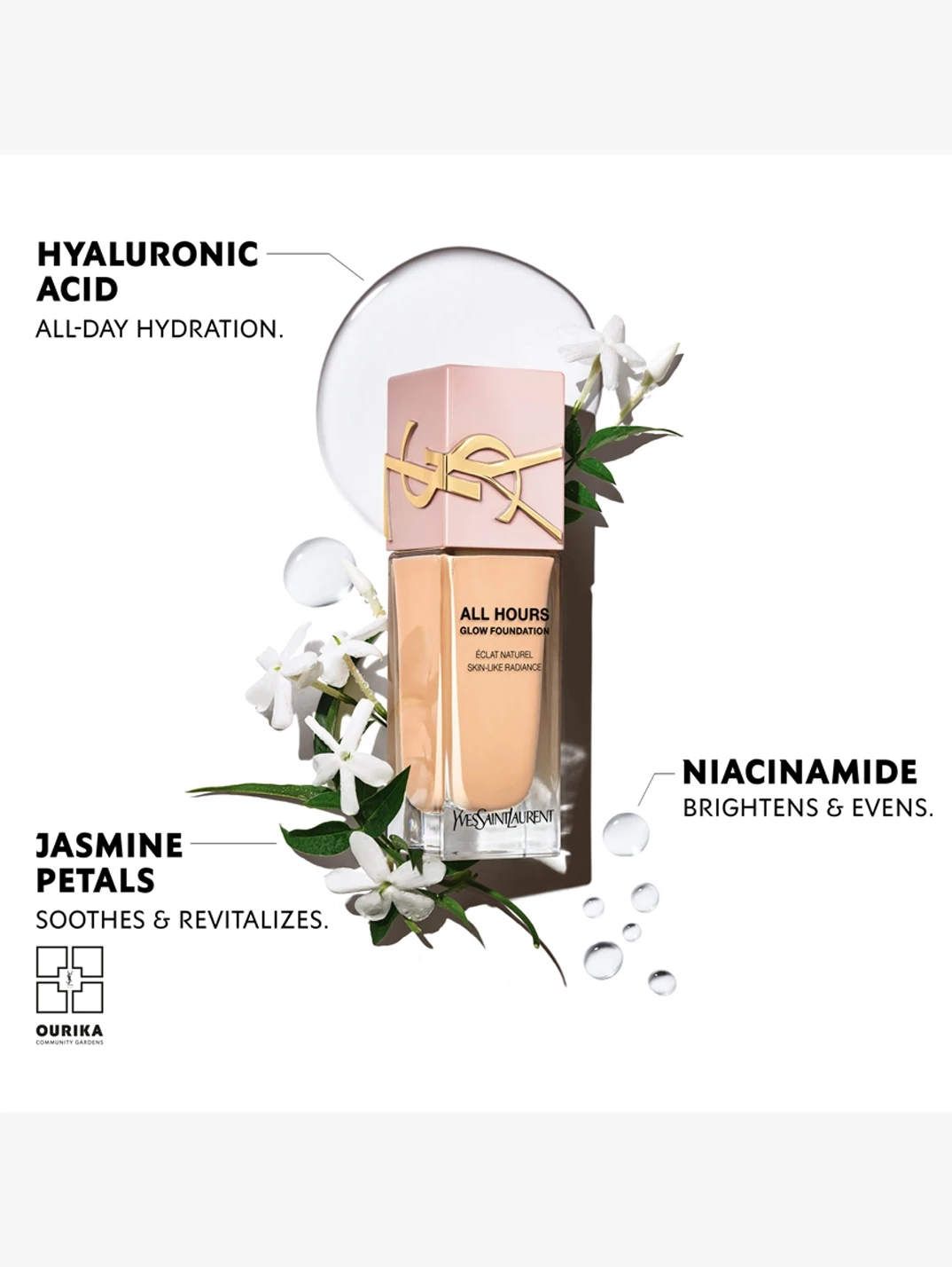 Alternative Image Yves Saint Laurent All Hours Glow Foundation