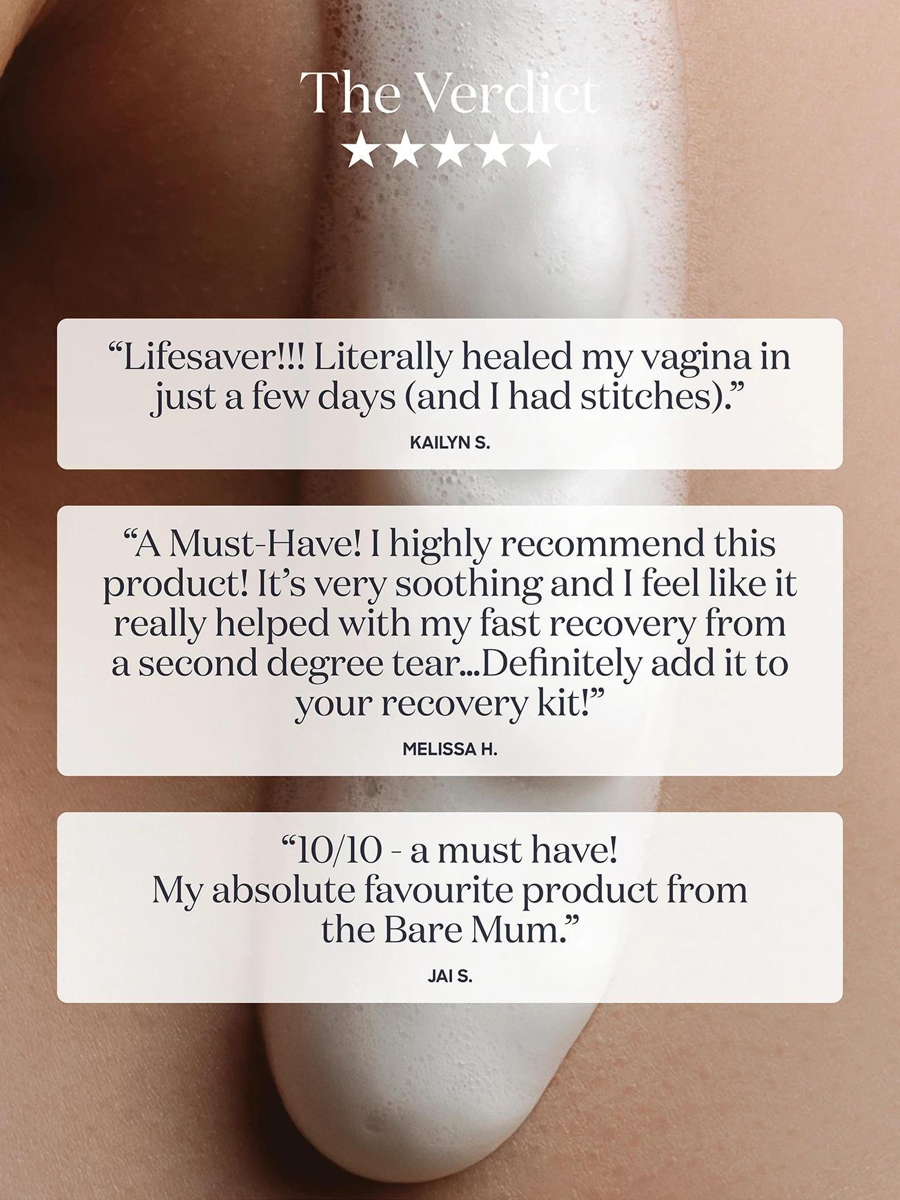 Alternative Image Bare Mum Perineal Foam