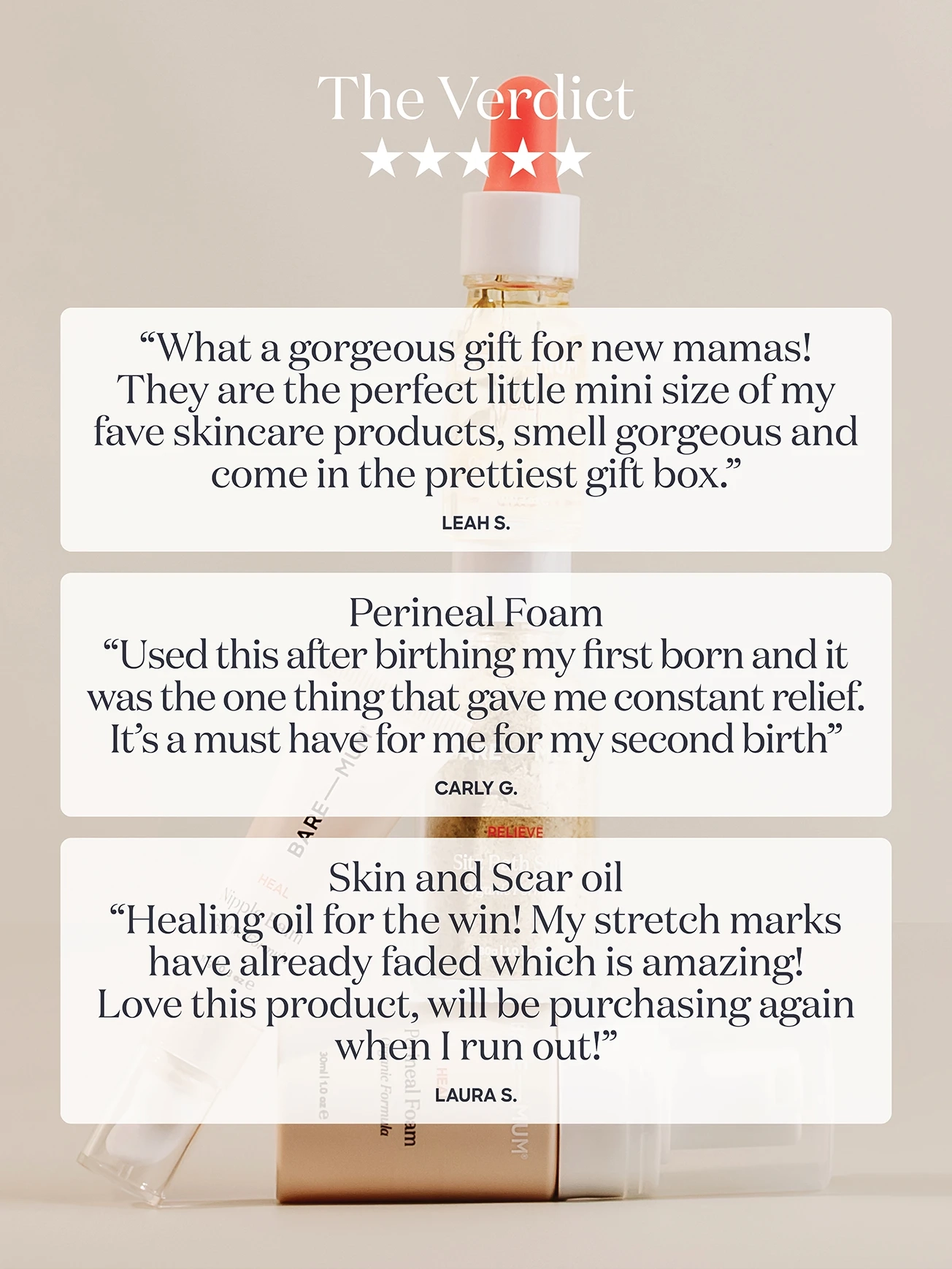 Alternative Image Bare Mum Post Partum Skincare Discovery Set