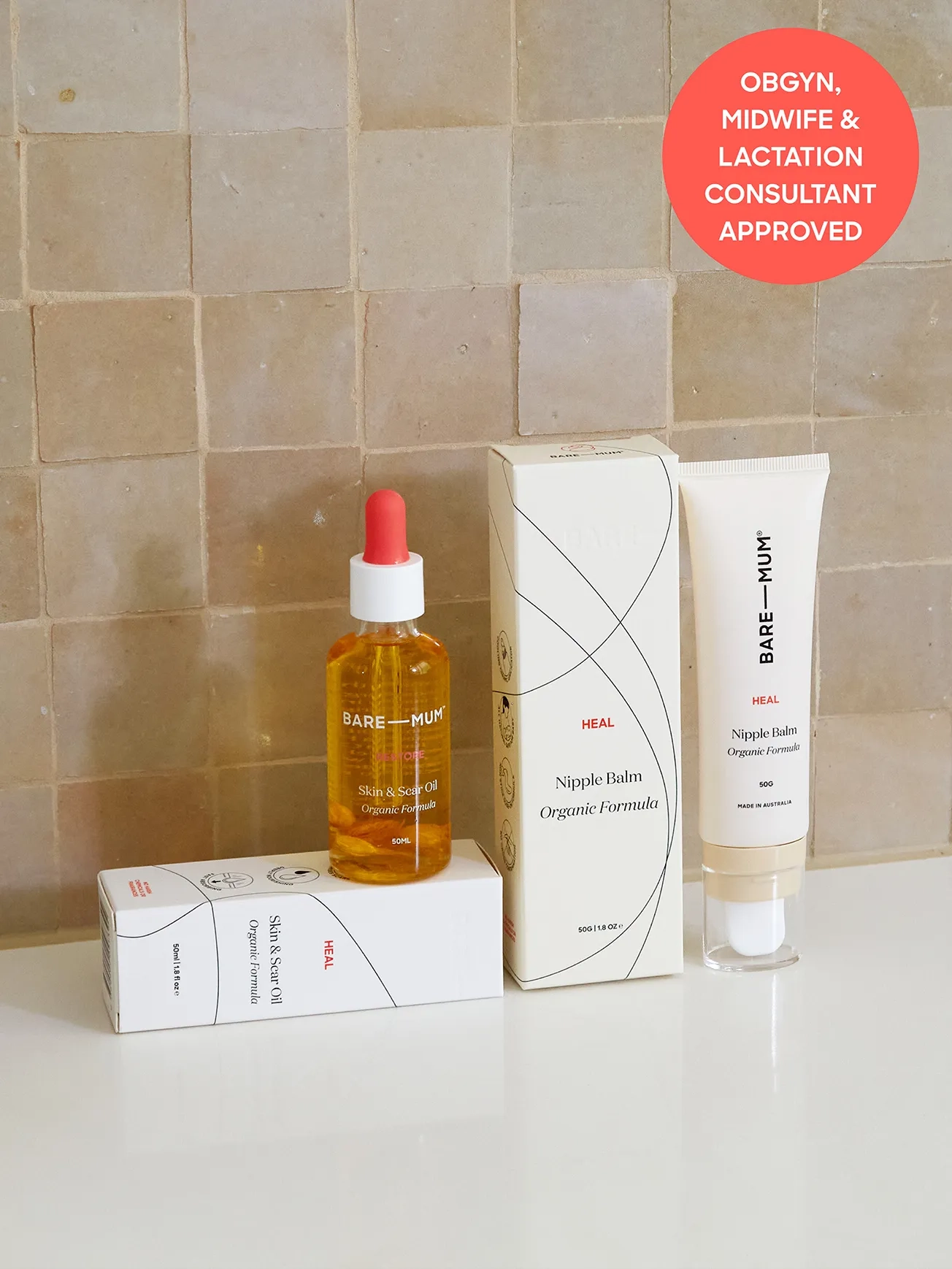 Alternative Image Bare Mum Post Partum Skin Care Duo