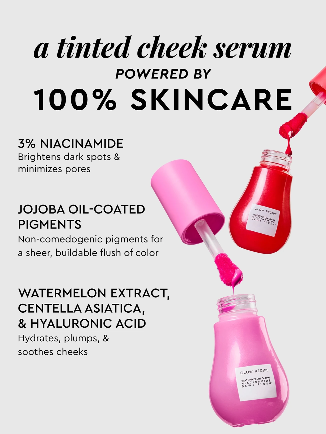Alternative Image GLOWRECIPE Watermelon Glow Niacinamide Dewy Flush Dragonfruit