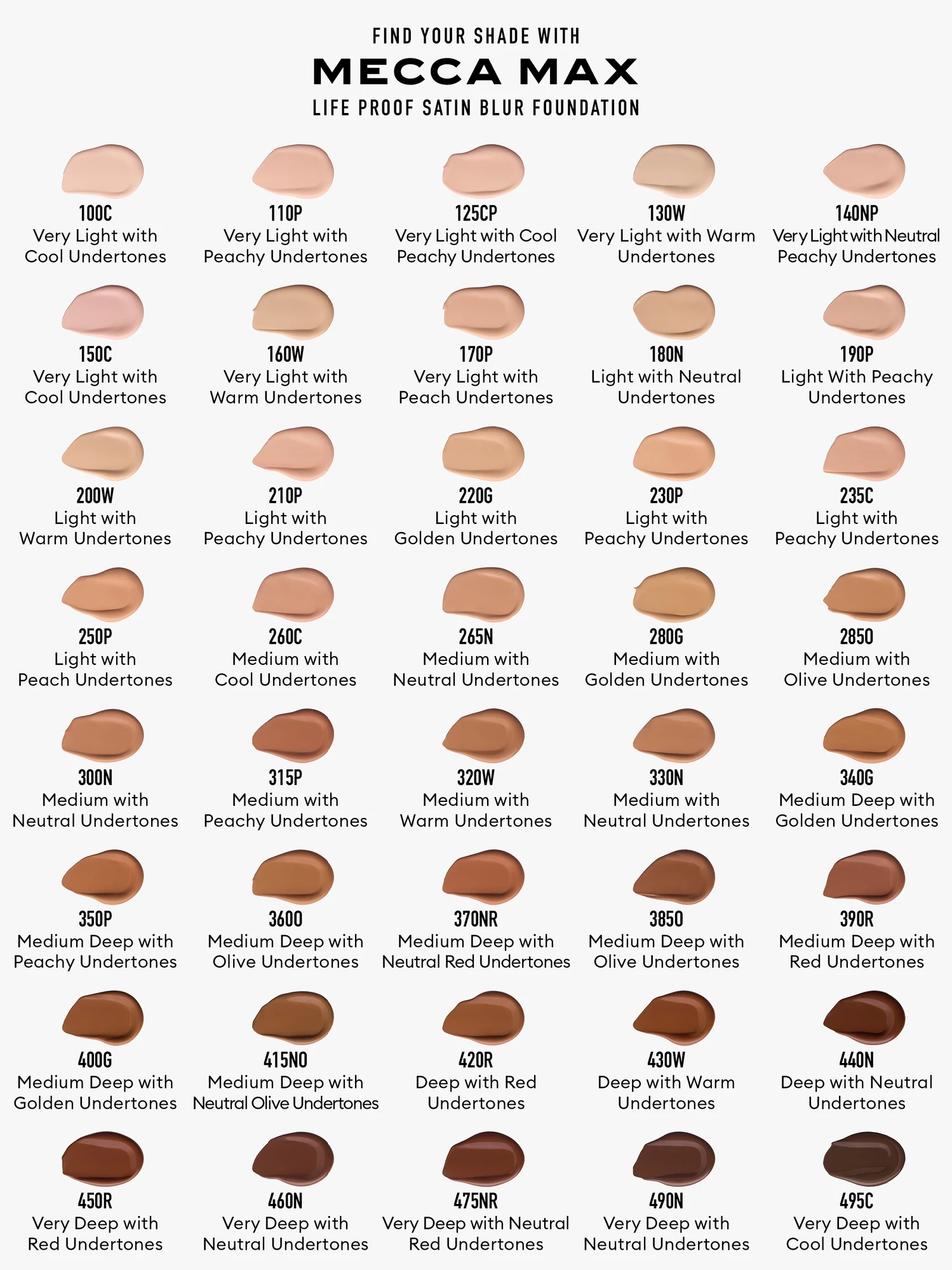 Alternative Image MECCAMAX Life Proof Satin Blur Foundation