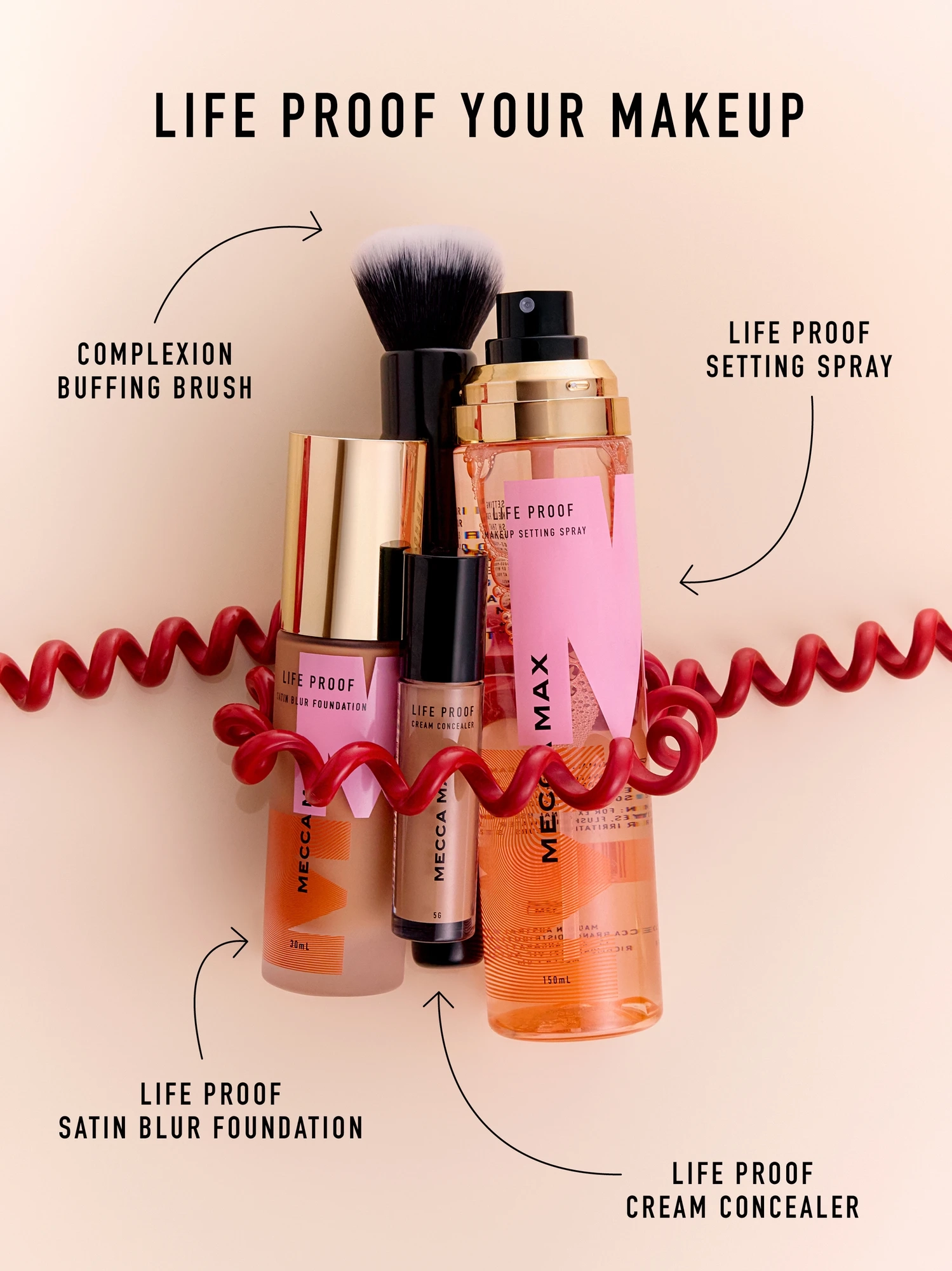 Alternative Image MECCAMAX Life Proof Satin Blur Foundation