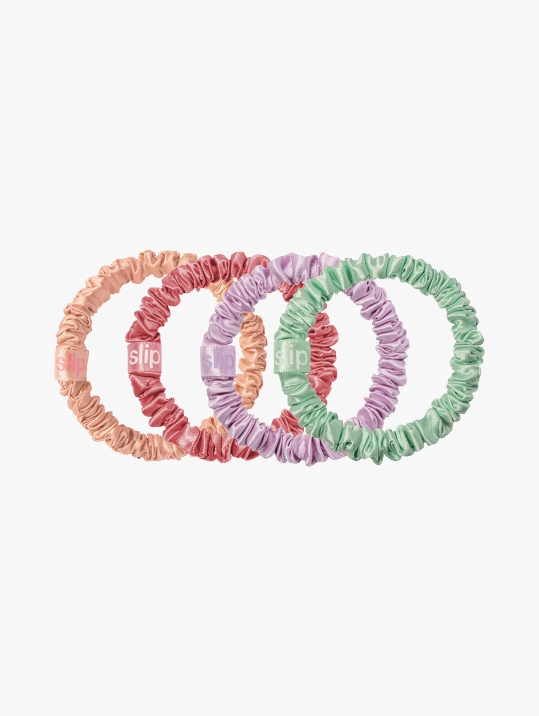 Alternative Image Slip Pure Silk Skinny Scrunchies Spring
