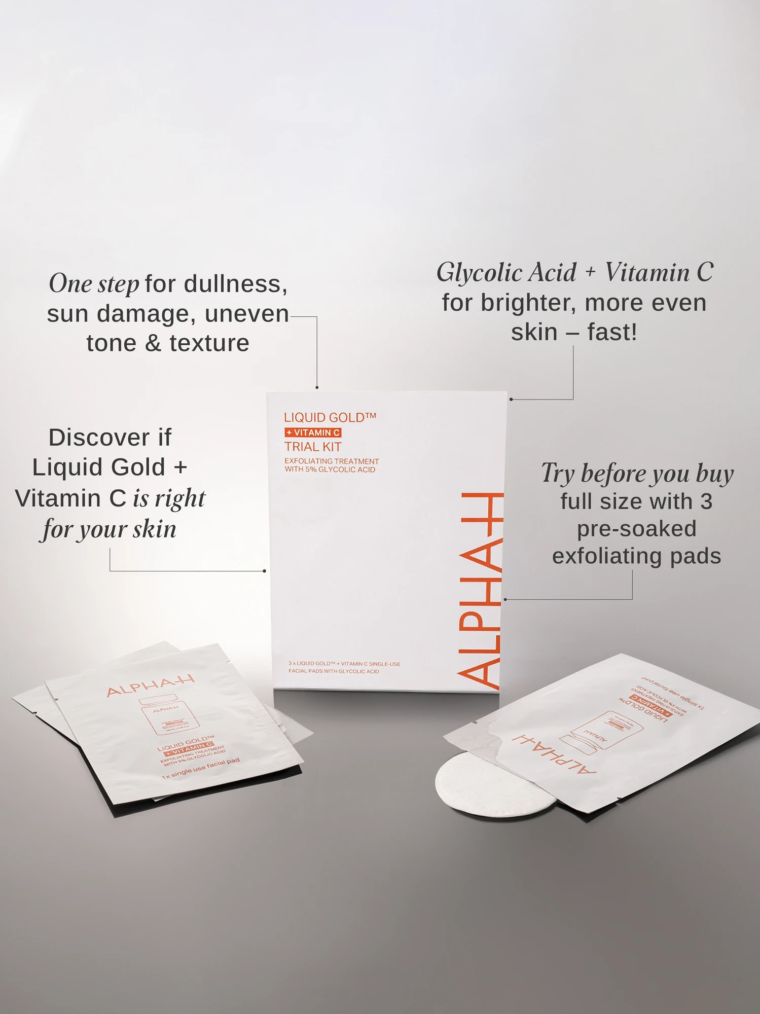 Alternative Image ALPHAH Liquid Gold Vitamin C Trial Kit
