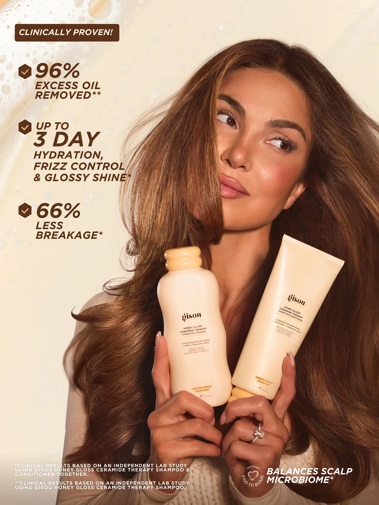 Alternative Image Gisou Honey Gloss Ceramide Therapy Conditioner