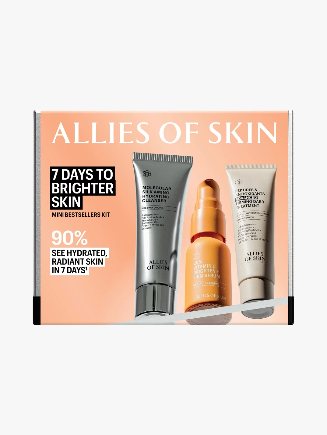 Hero ALLIESOFKIN7 Days To Brighter Skin Anti Aging Skincare Kit