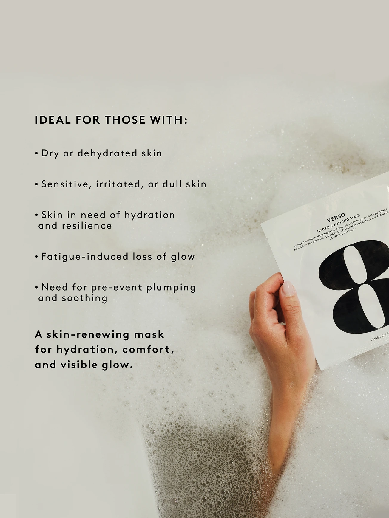 Alternative Image VERSO Hydro Soothing Face Mask5 Pack
