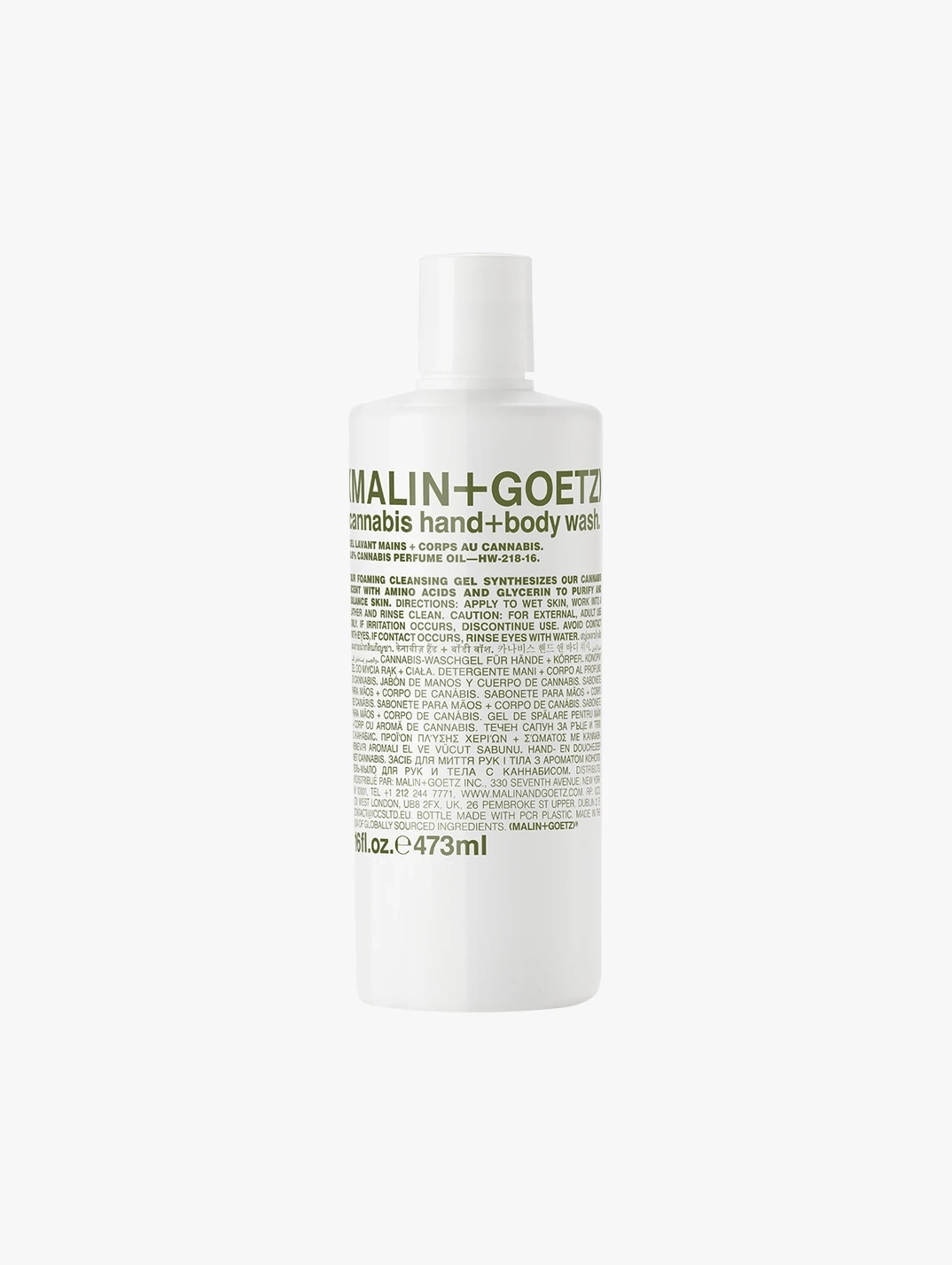 Hero MALINGOETZ Cannabis Hand Body Wash473ml