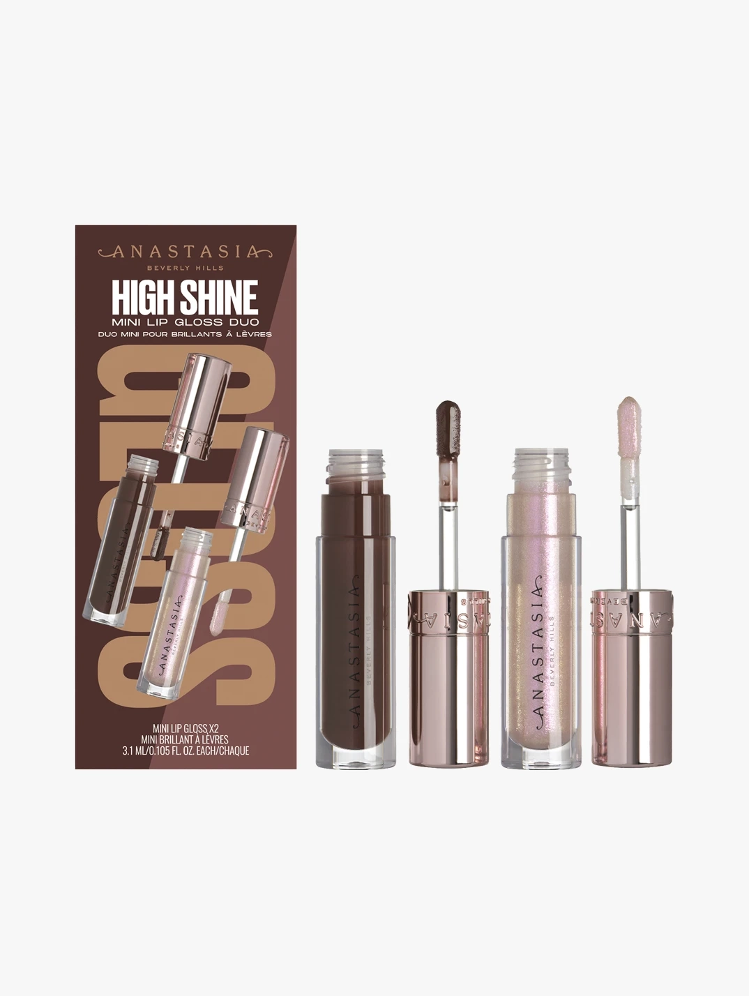 Hero Anastasia Beverly Hills High Shine Mini Lip Gloss Duo