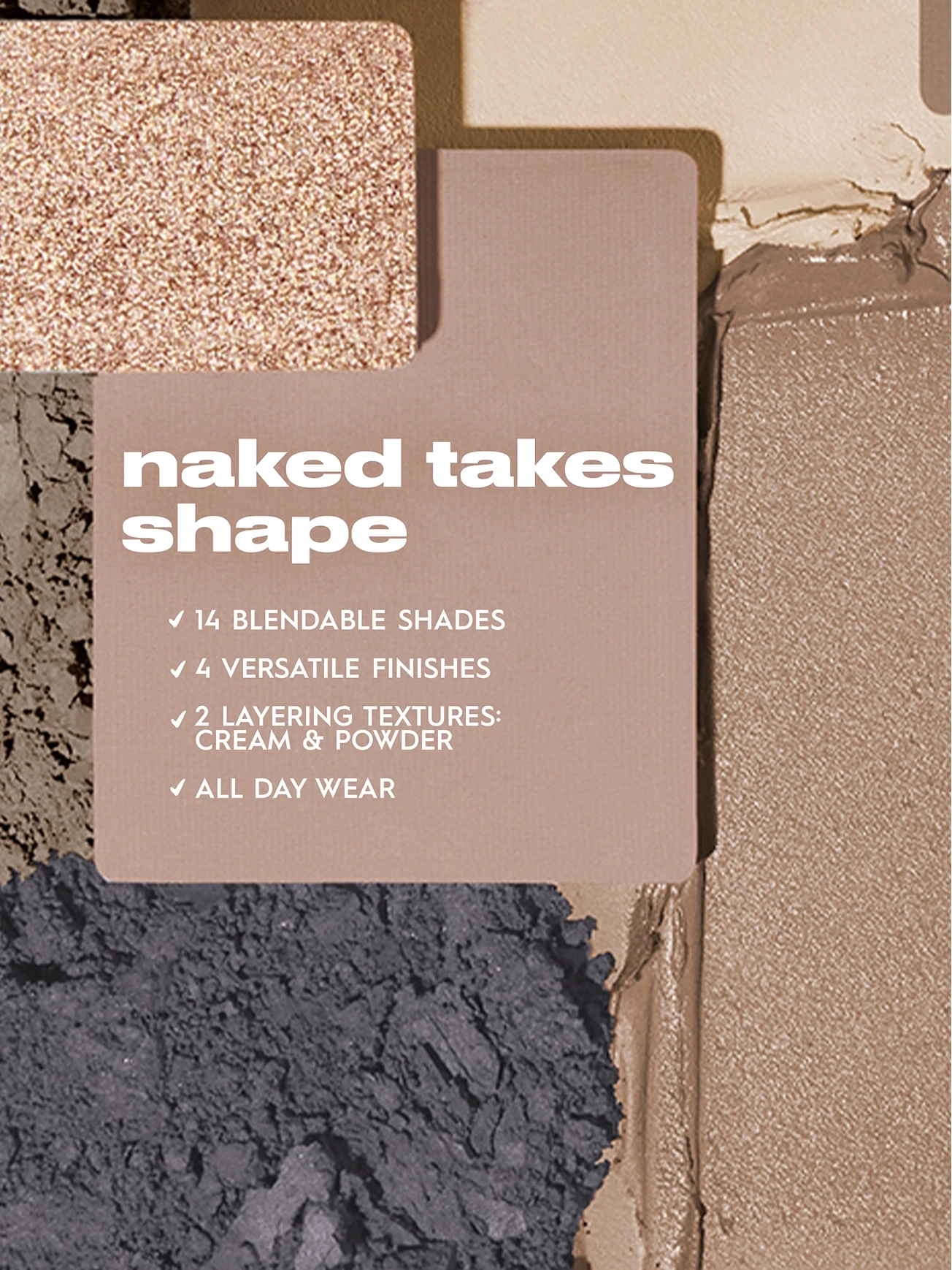 Swatch Urban Decay Naked Shaped Palette