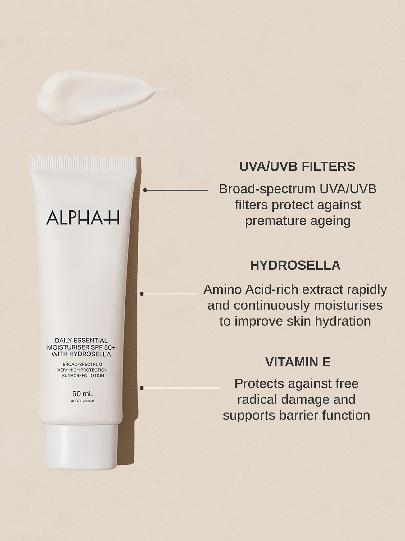 Alternative Image ALPHAH Daily Essential Moisturiser50 Ml