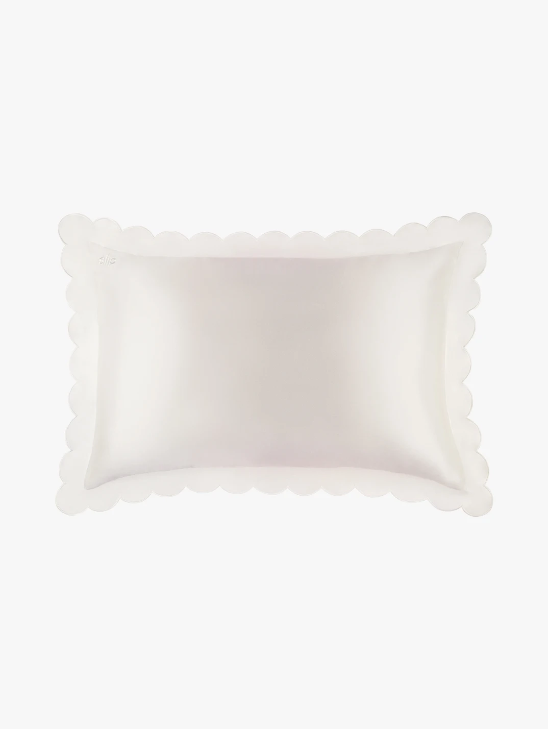 Hero Slip Pure Silk Queen Pillowcase Scalloped