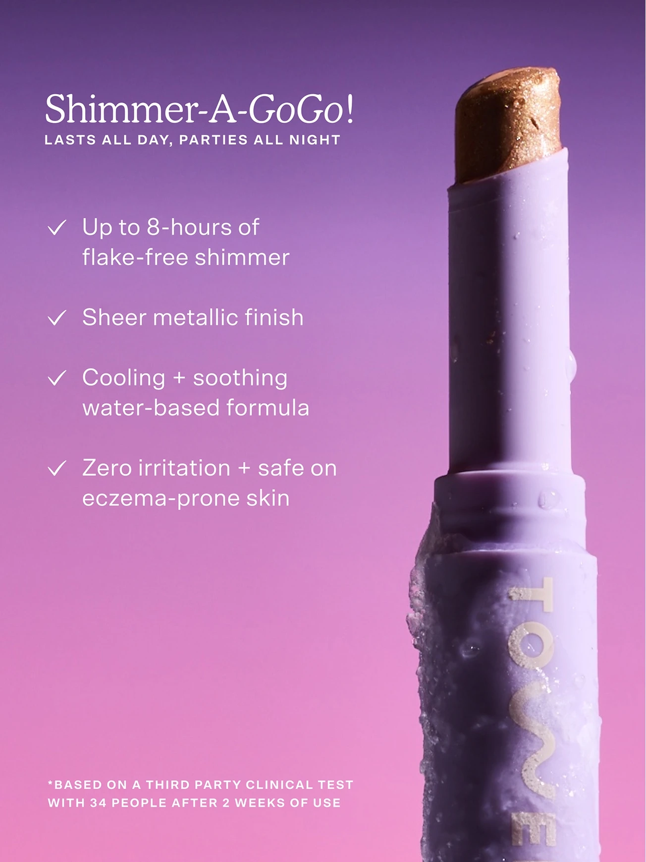 Alternative Image Tower28 Gogo Cooling Shimmer Eyeshadow Stick
