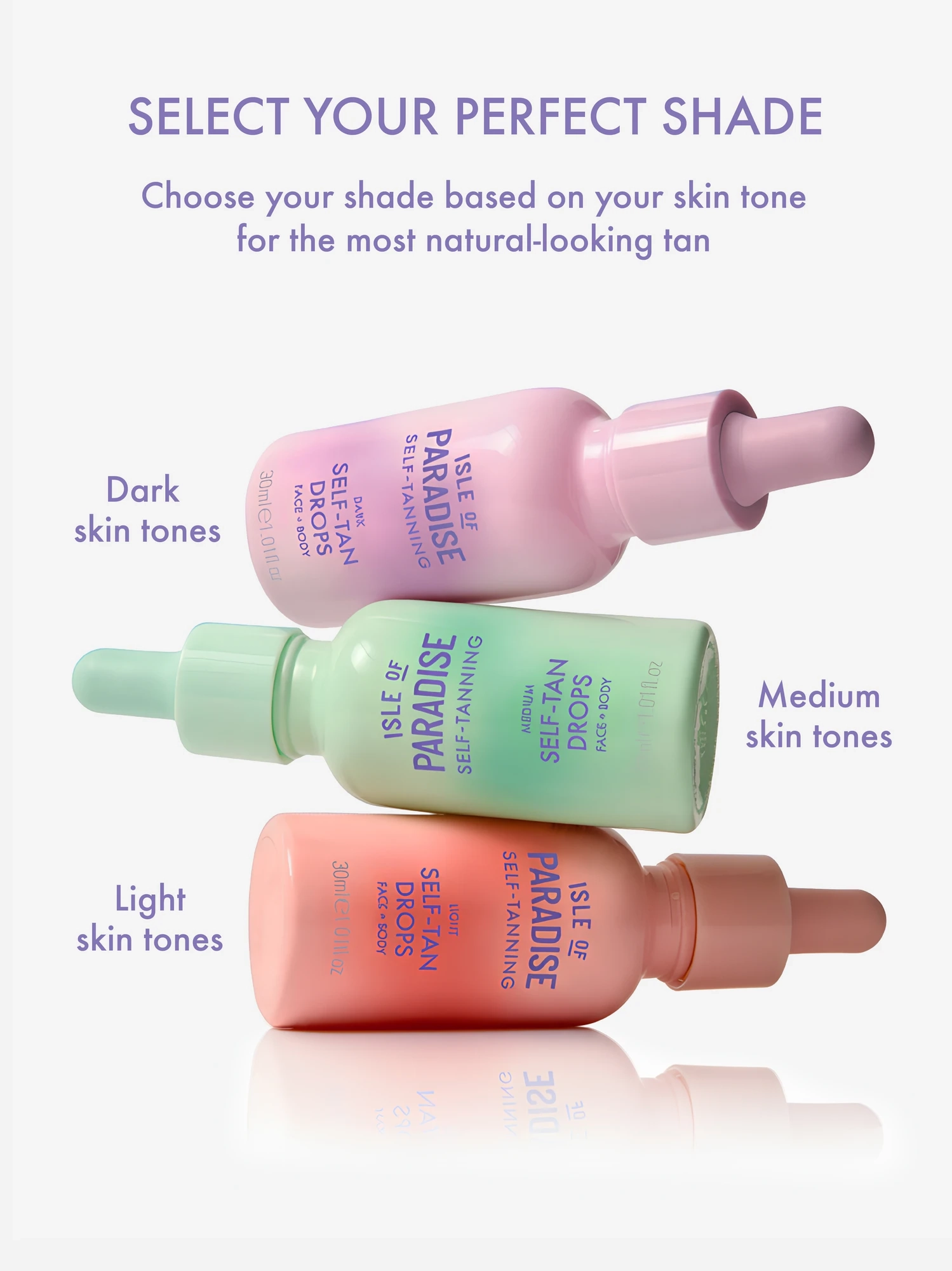 Alternative Image Isle Of Paradise Face And Body Tan Drops Medium