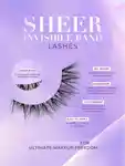 Alternative Image Lilly Lashes Sheer Band Enticing Half Lash