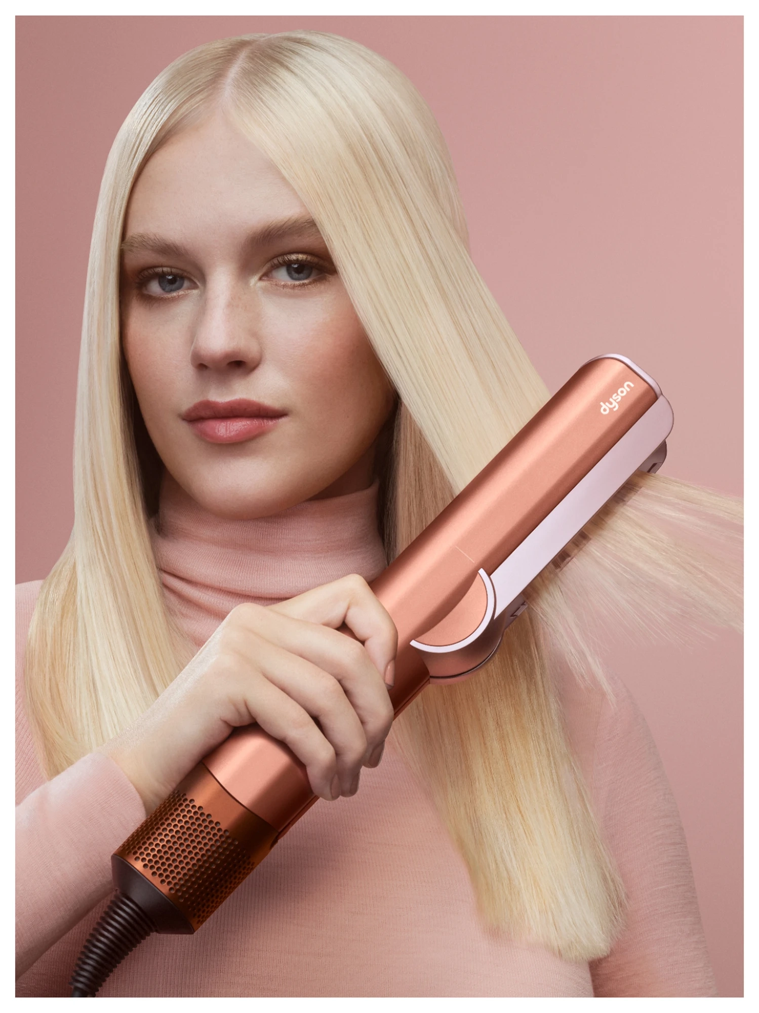Dyson - Airstrait™ Straightener Amber Silk/Pink Champagne | MECCA