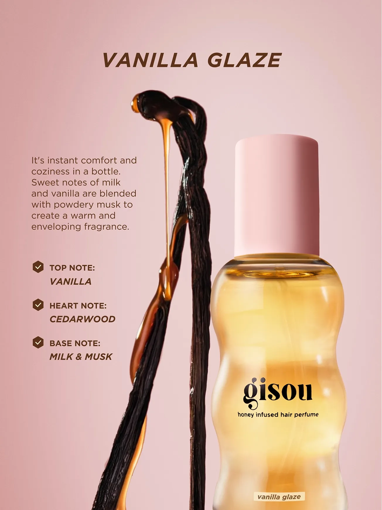 Alternative Image Gisou Honey Infused Hair Perfume Vanilla Glaze