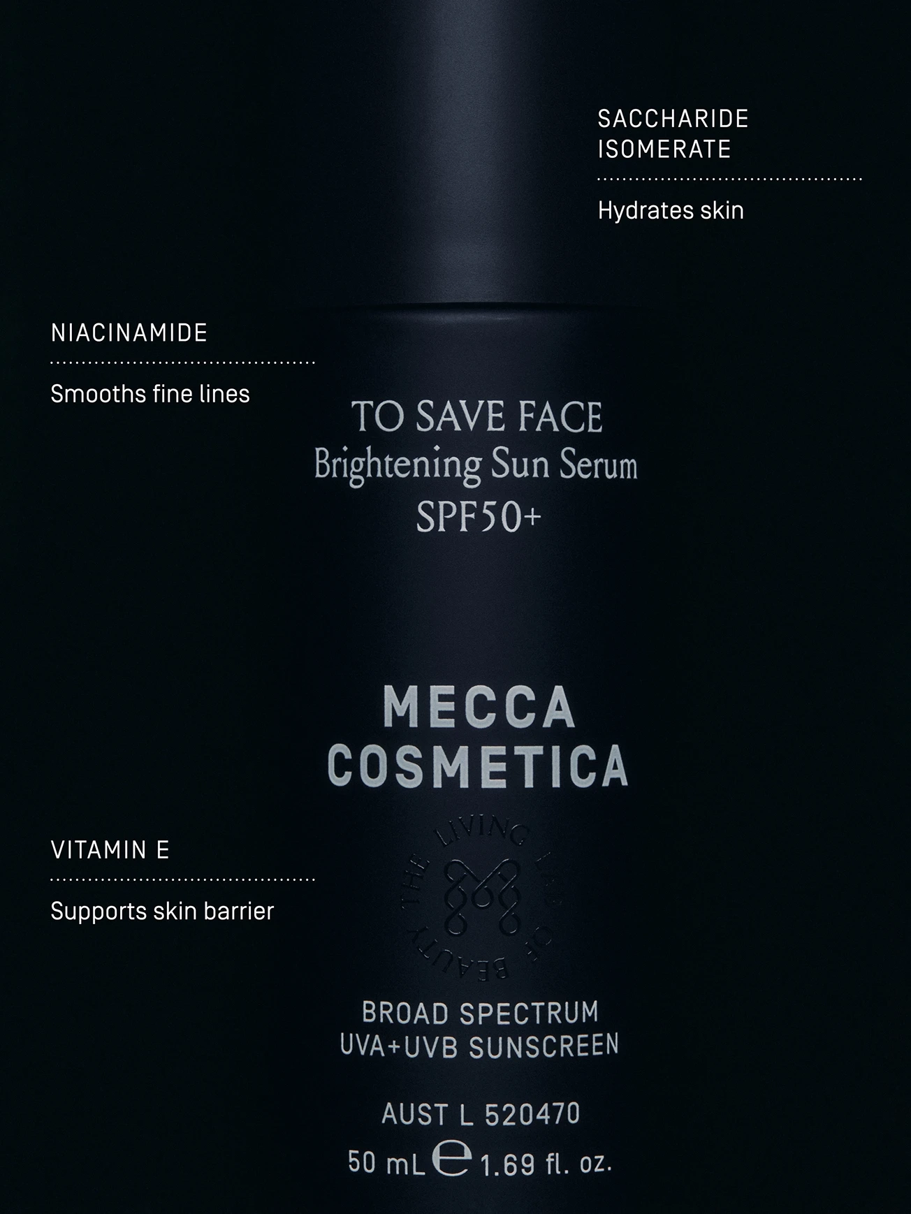 Alternative Image MECCACOSMETICATOSAVEFACE Brightening Sun Serum SP F50 Plus