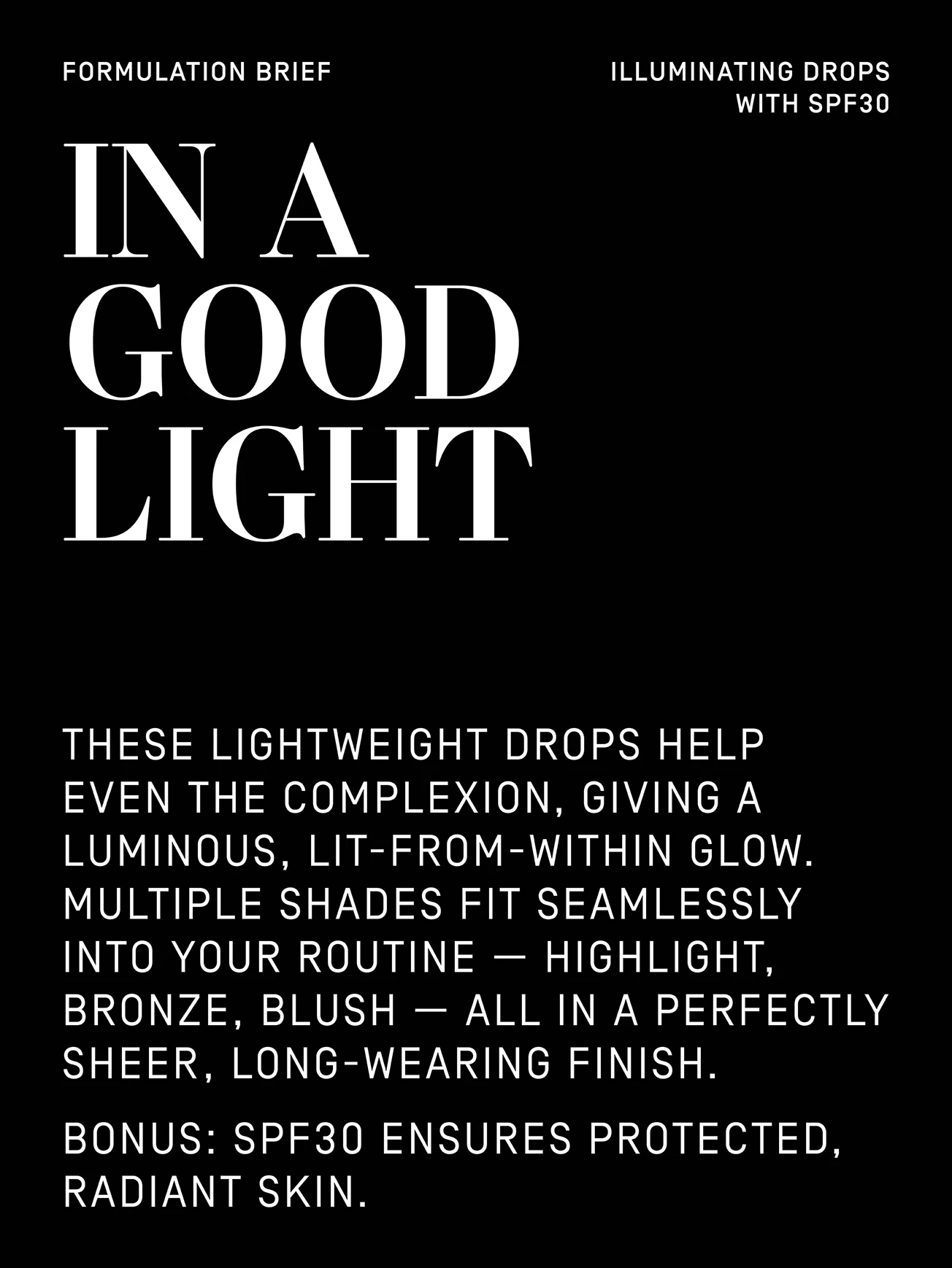 Alternative Image MECCACOSMETICAINAGOODLIGHT Illuminating Drops Bronze