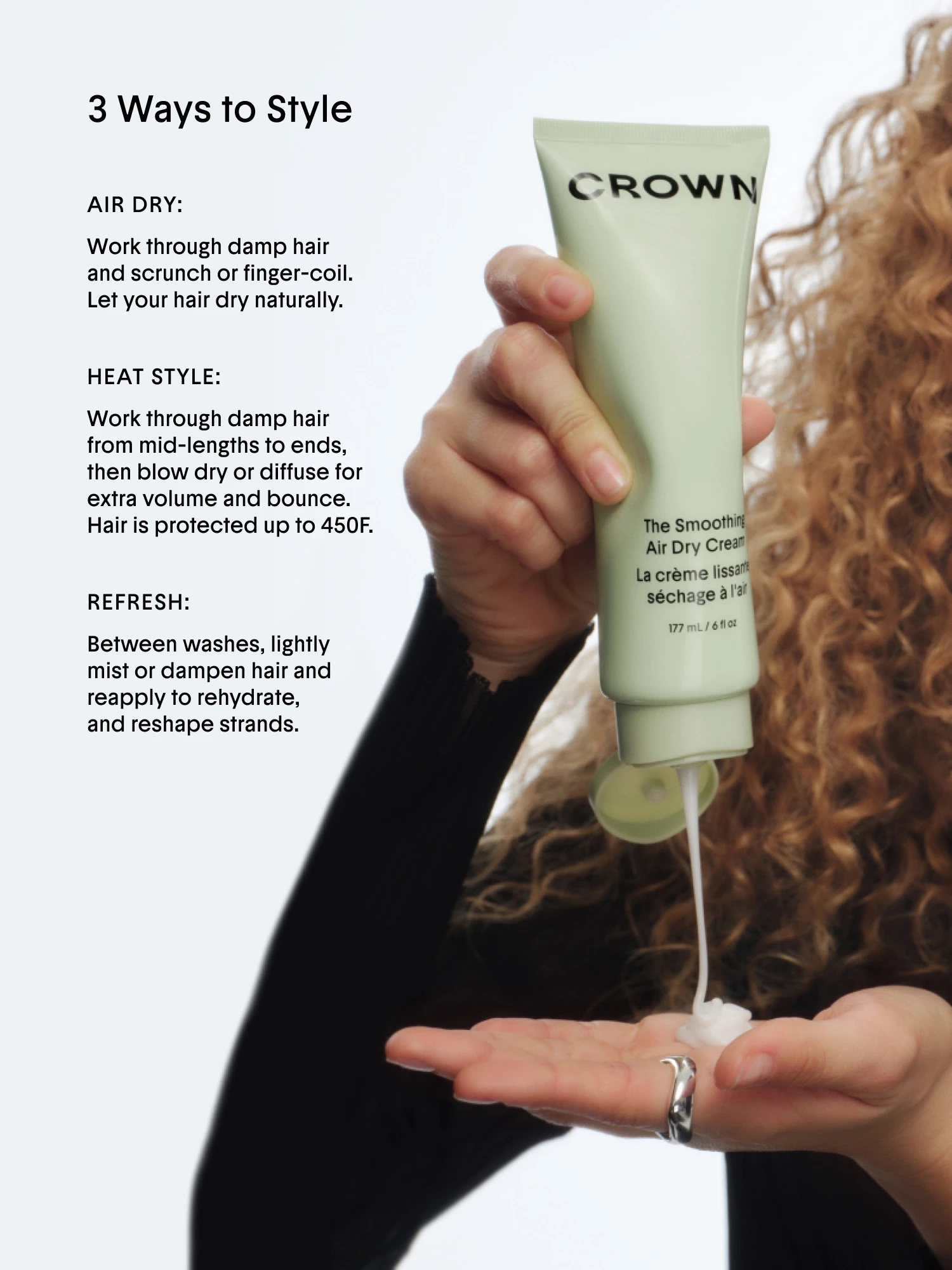 Alternative Image Crown Affair Smoothing Air Dry Cream