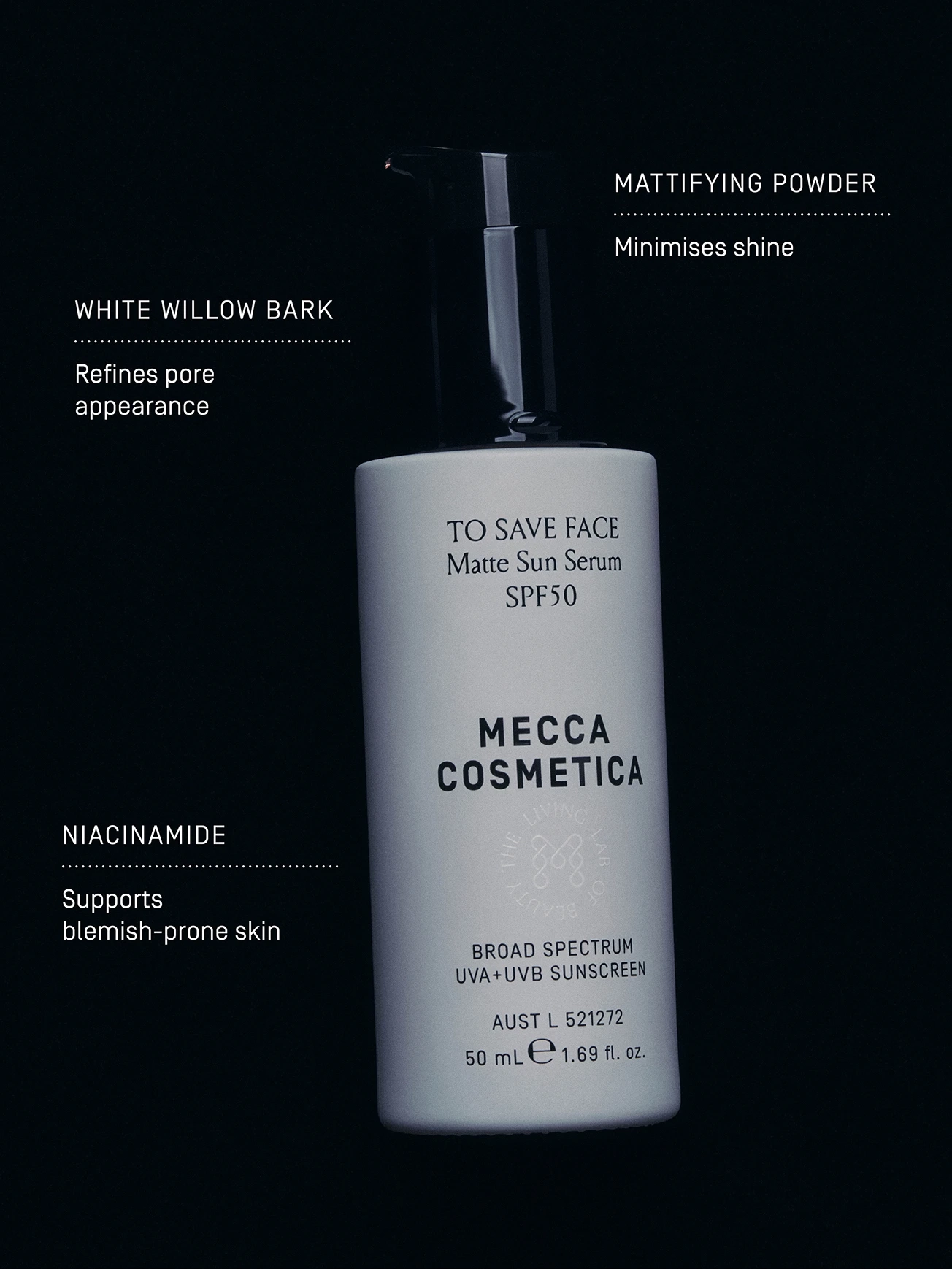 Alternative Image MECCACOSMETICATOSAVEFACE Matte Sun Serum SP F50