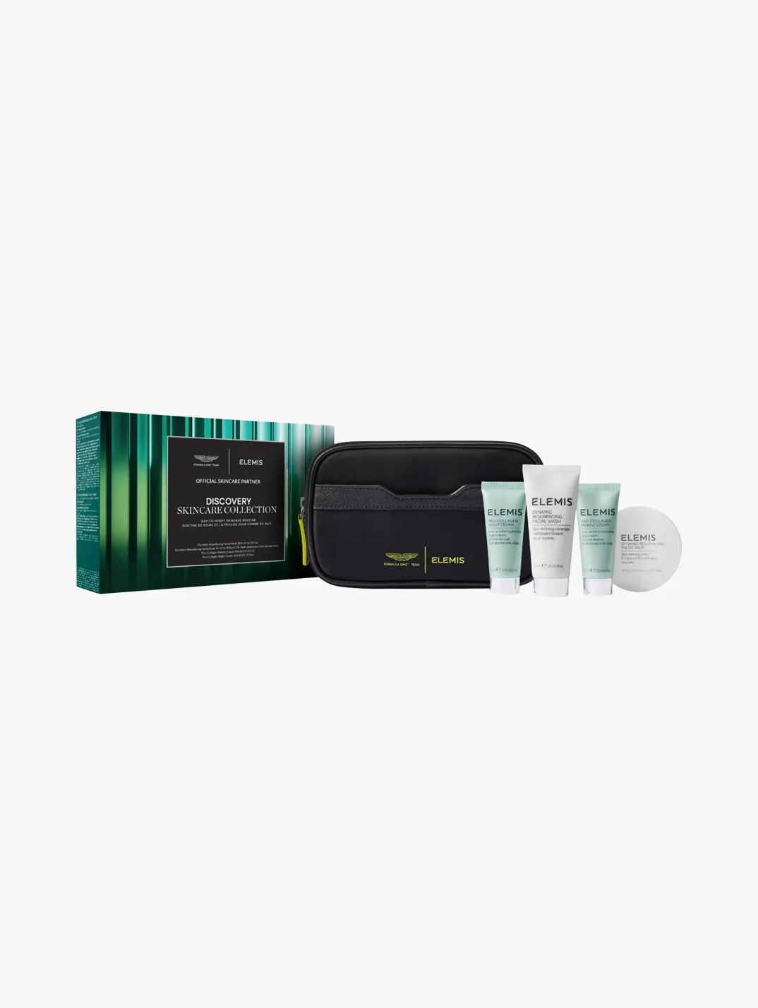 Hero ELEMISELEMI Sx Aston Martin Aramco Formula One Team Discovery Skincare Collection