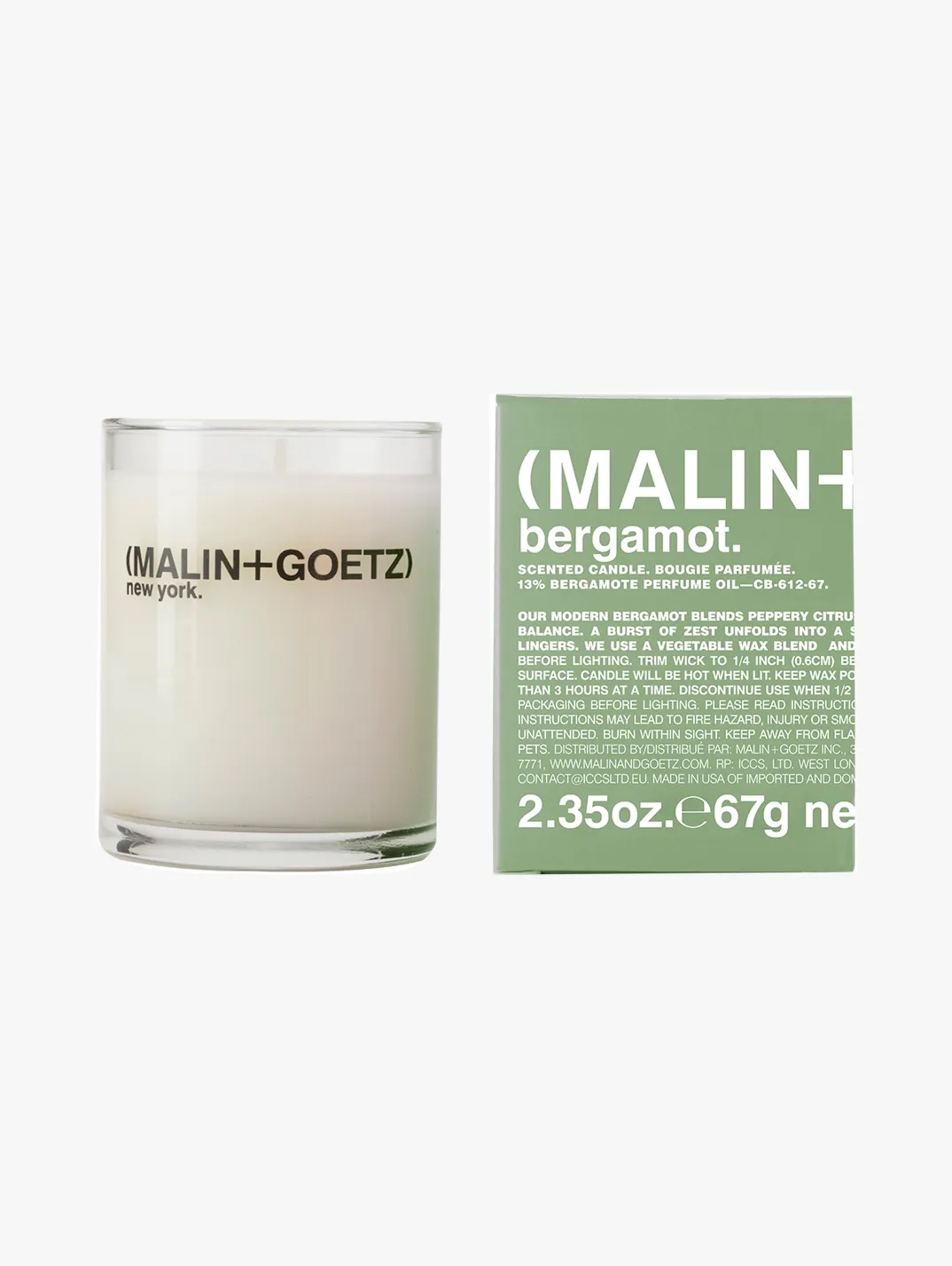 Hero MALINGOETZ Bergamot Candle