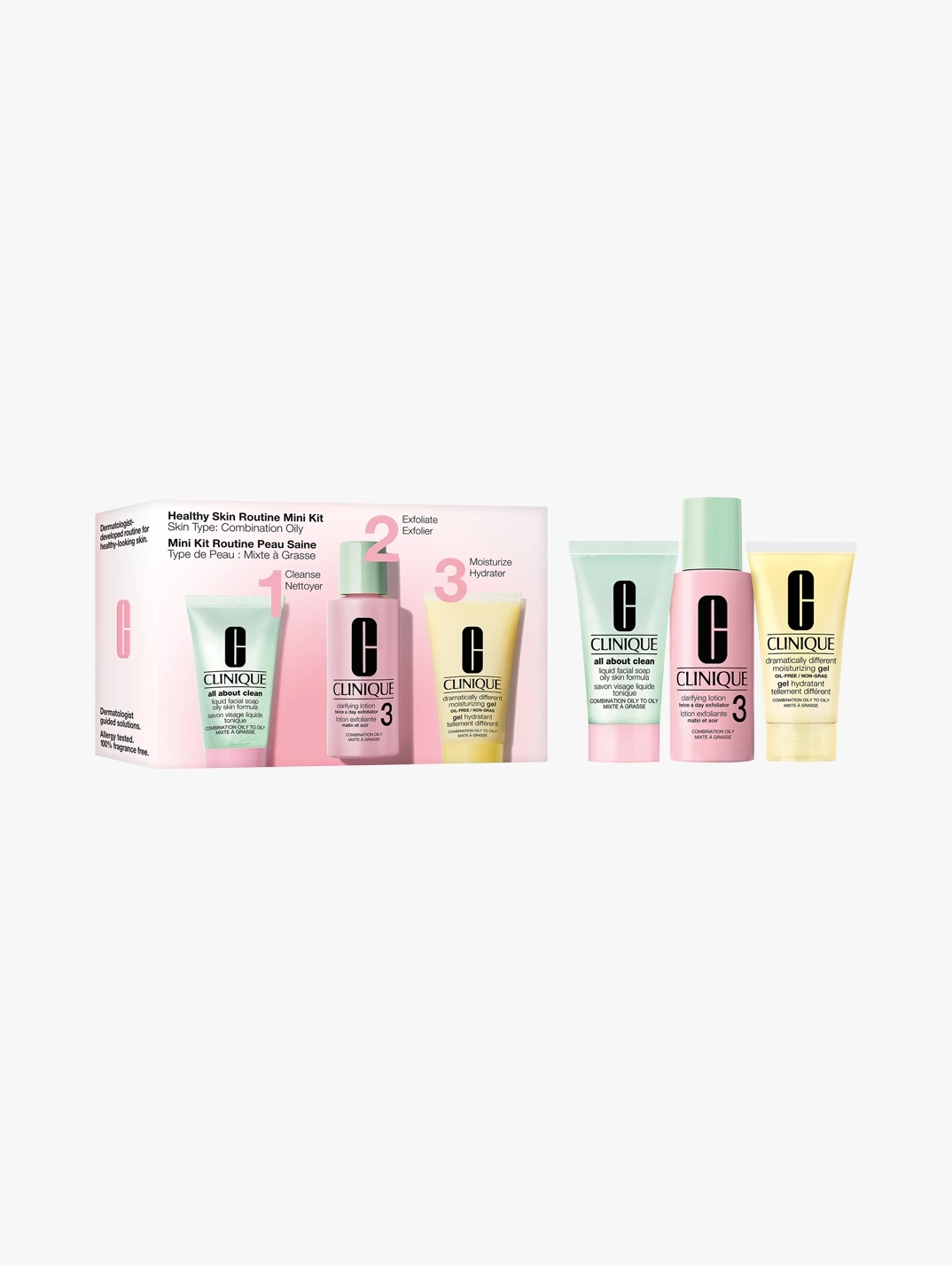 Hero CLINIQUE Healthy Skin Routine Mini Kit Skin Type3