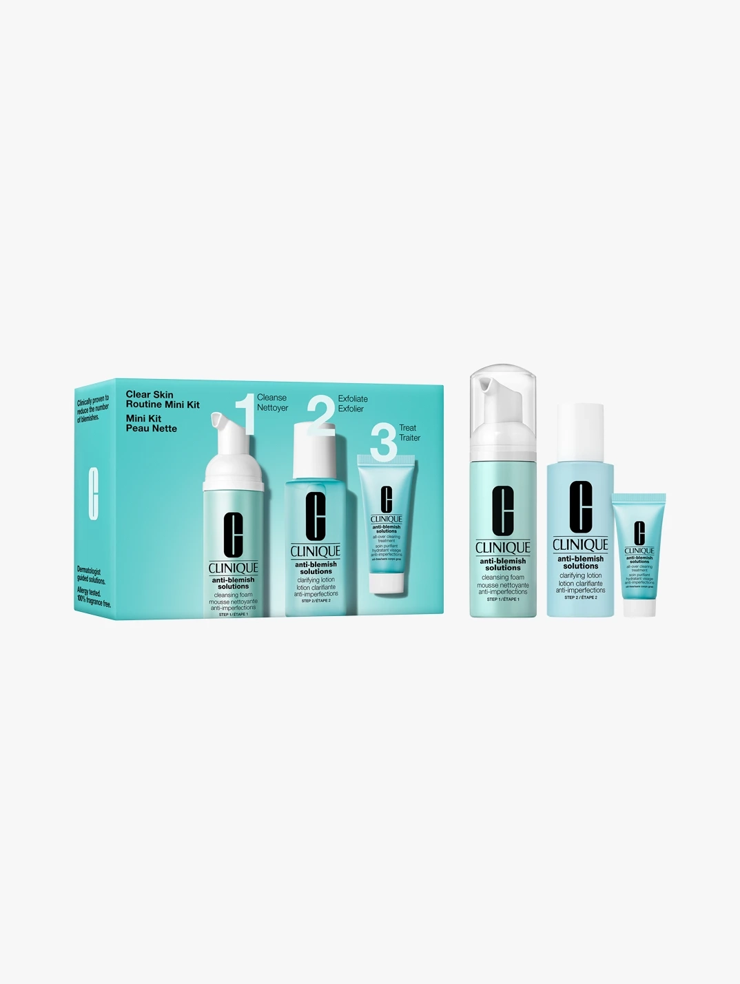Hero CLINIQUE Clear Skin Routine Mini Kit
