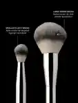 Alternative Image MECCACOSMETICA Double Ended Powder Brush