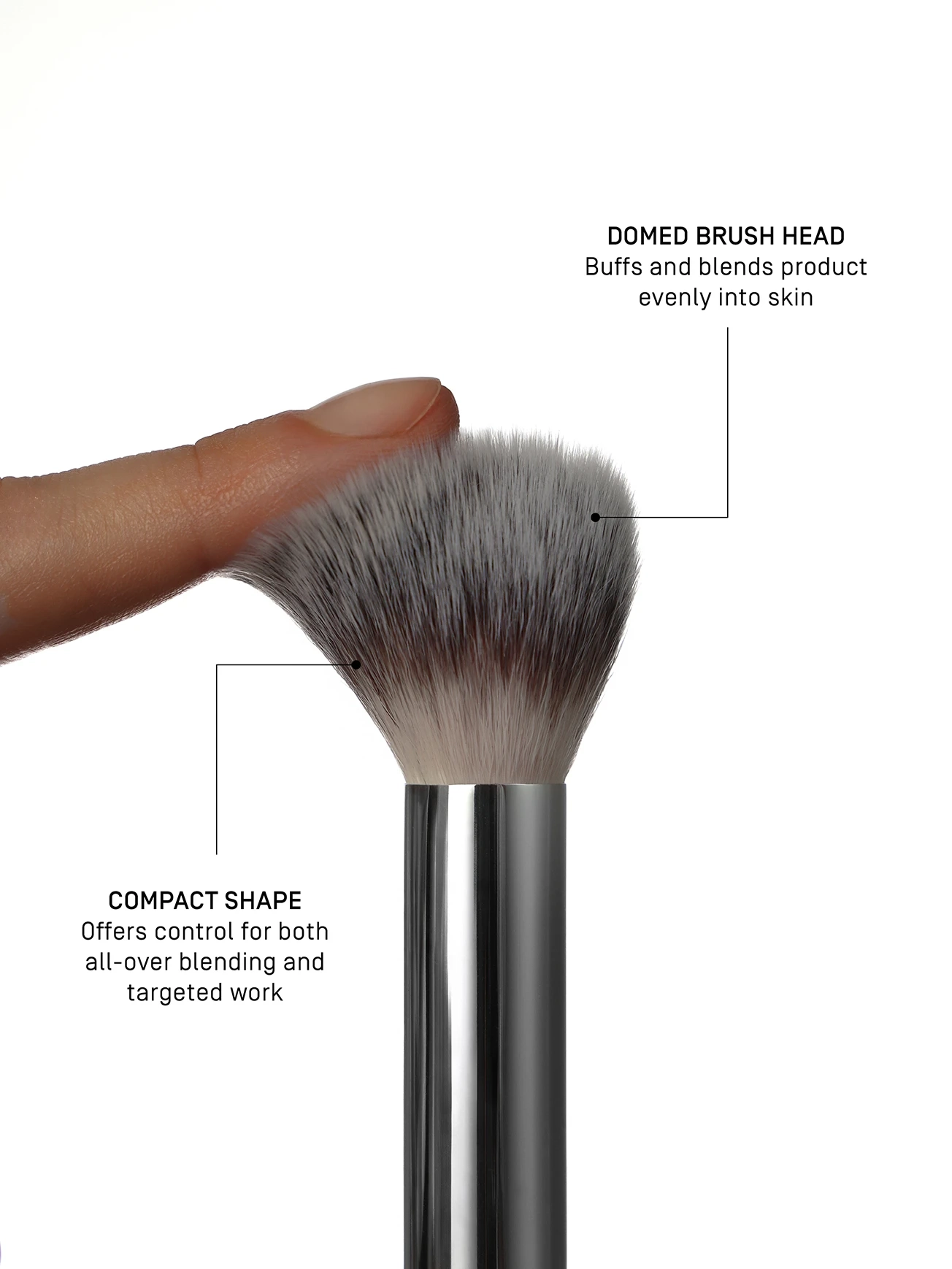 Alternative Image MECCACOSMETICA Domed Face Brush