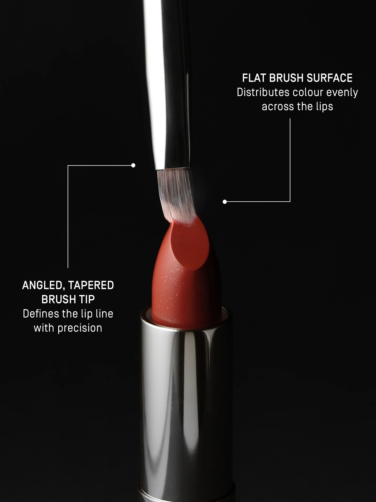 Alternative Image MECCACOSMETICA Flat Lip Brush