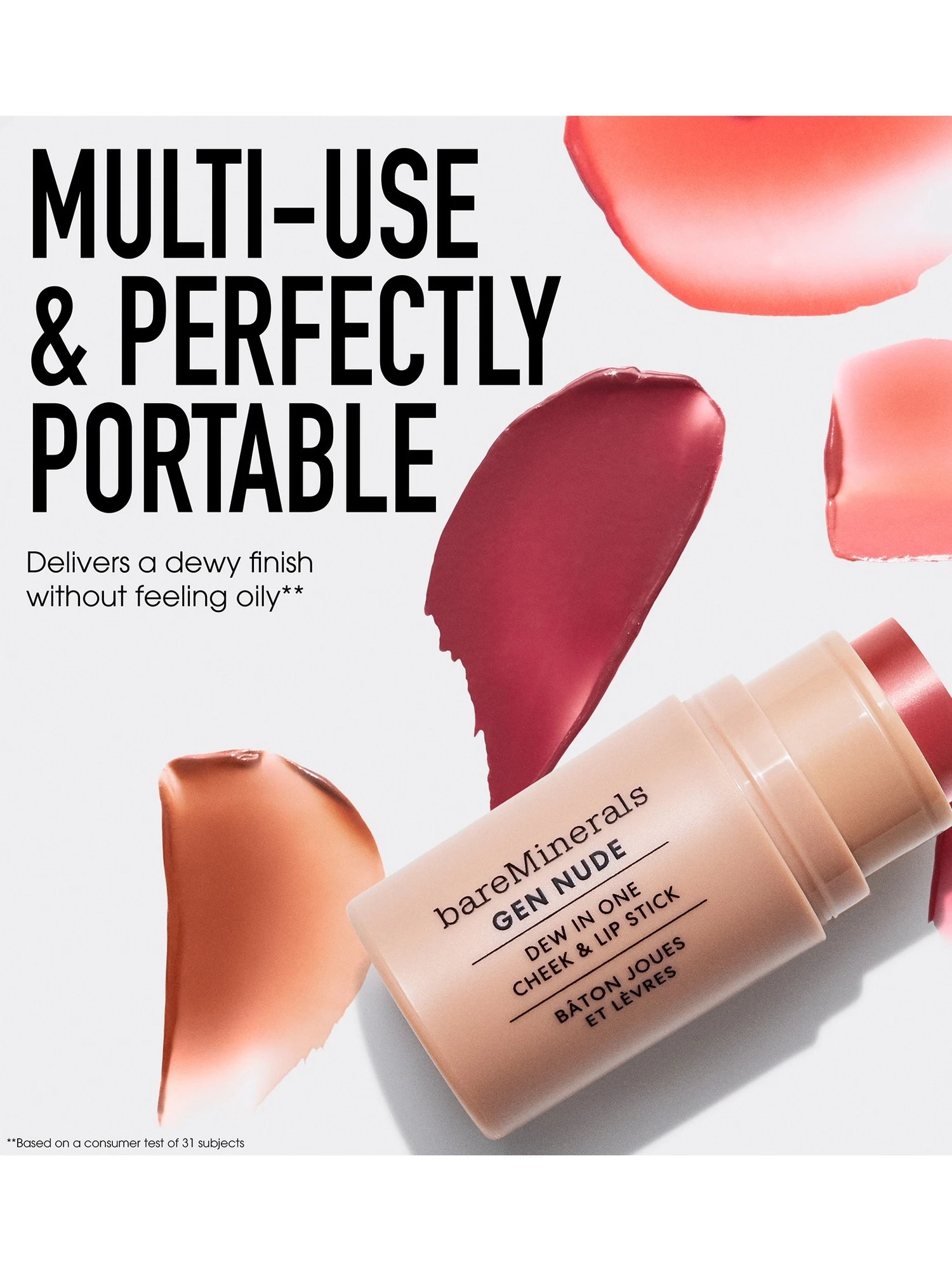 Alternative Image Bare Minerals Gen Nude® Dew In One Cheek+ Lip Stick