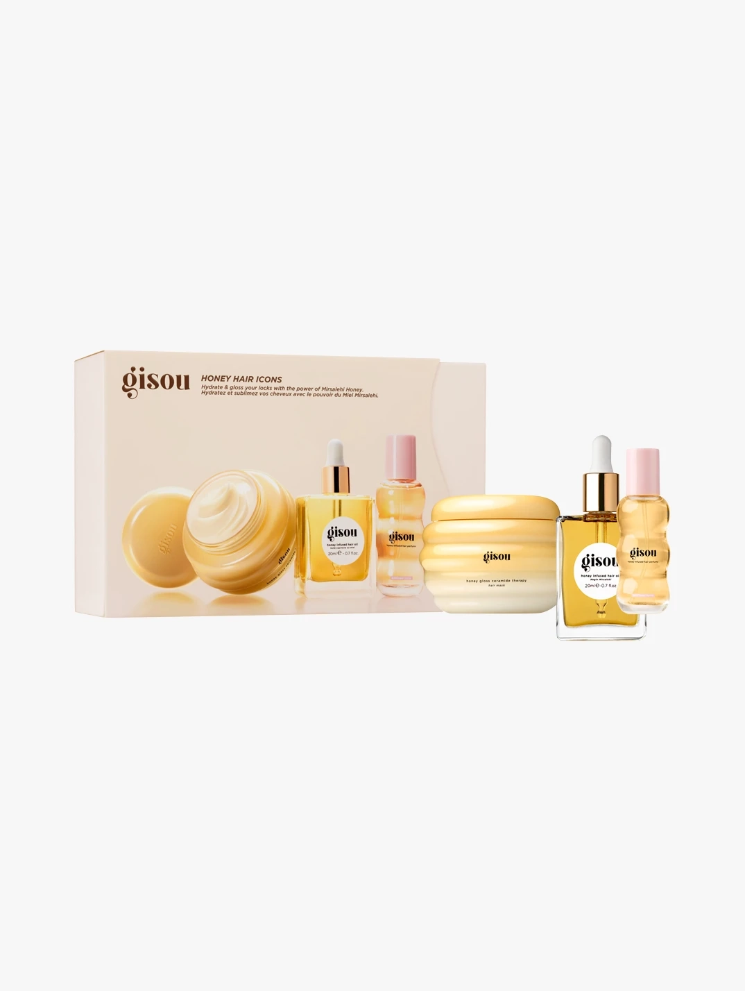 Hero Gisou Honey Hair Icons Set