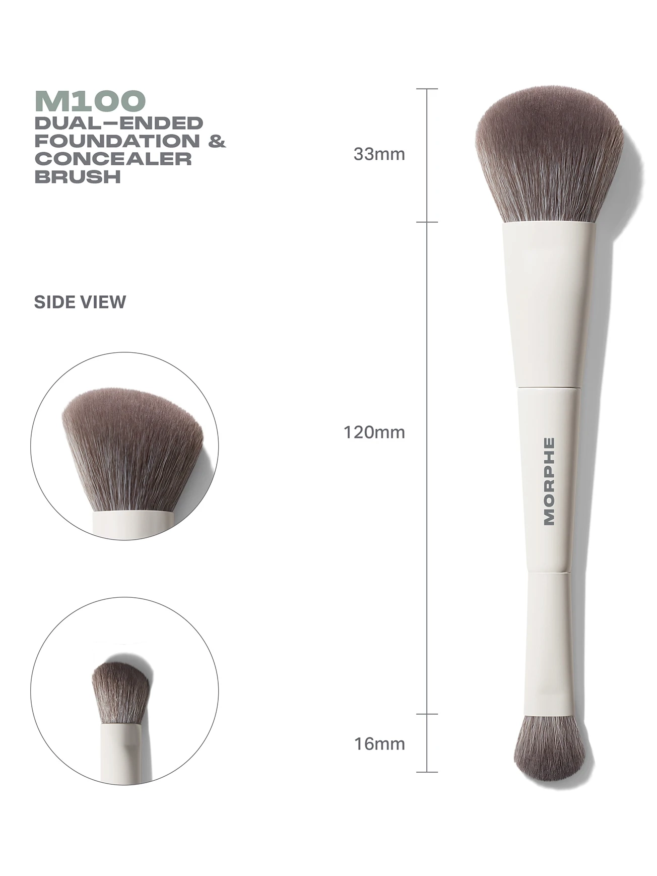 Alternative Image Morphe Dual Ended Face Brush