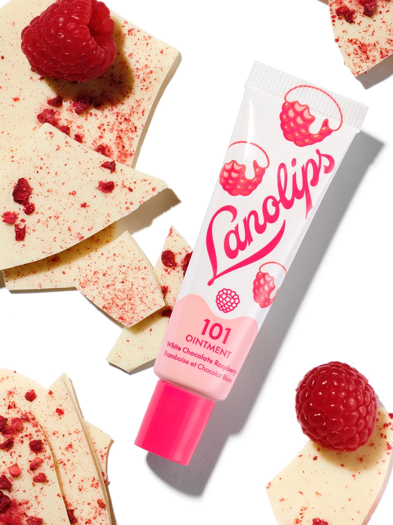Alternative Image LANOLIPS 101 Ointment White Choc Raspberry