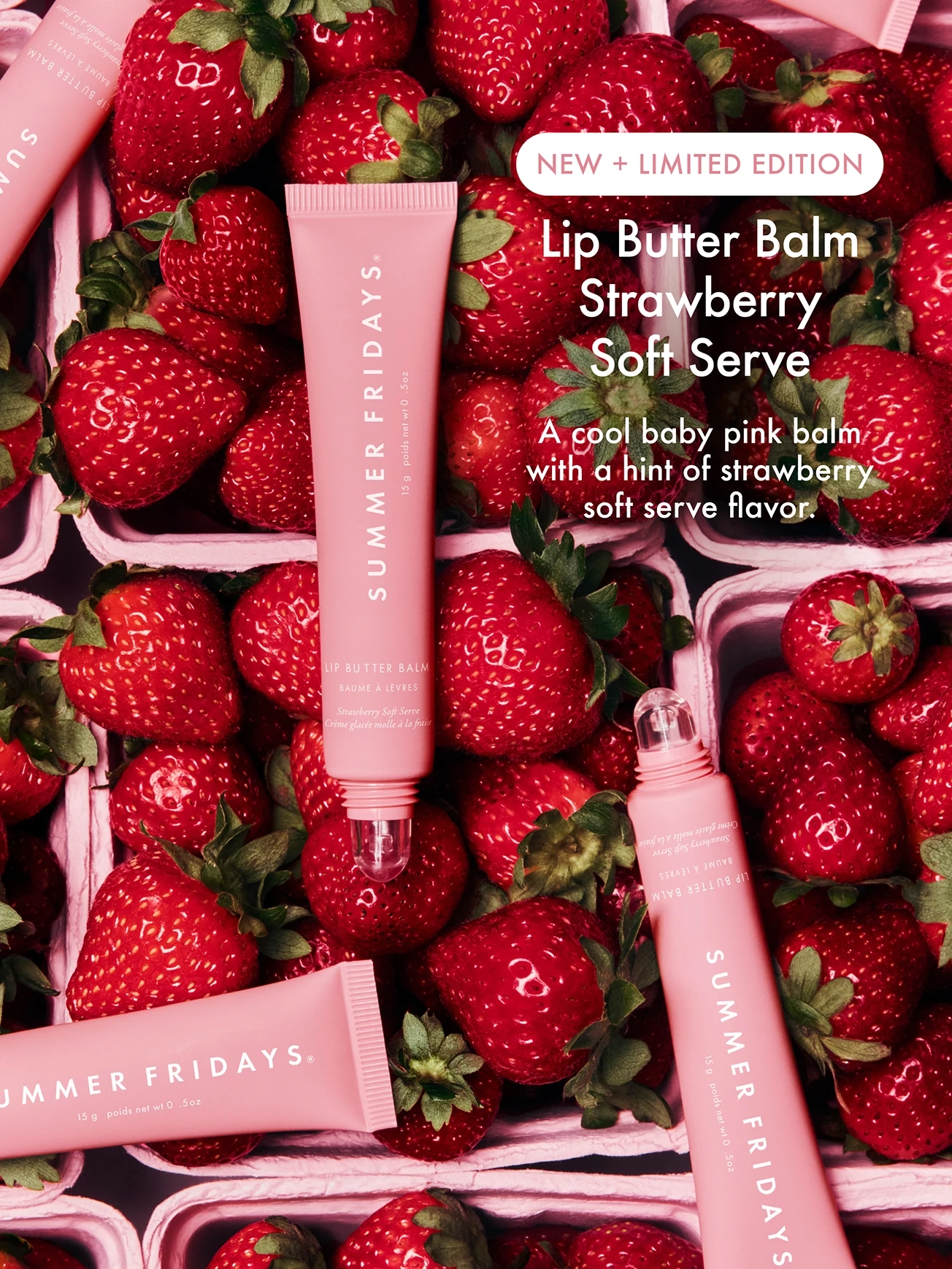 Alternative Image SUMMERFRIDAYS Lip Butter Balm Strawberry Soft Serve